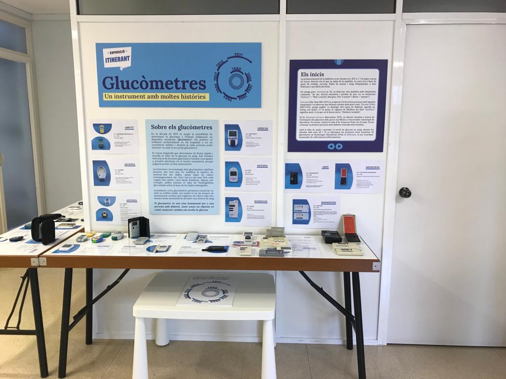 La història dels glucòmetres, en exposició
