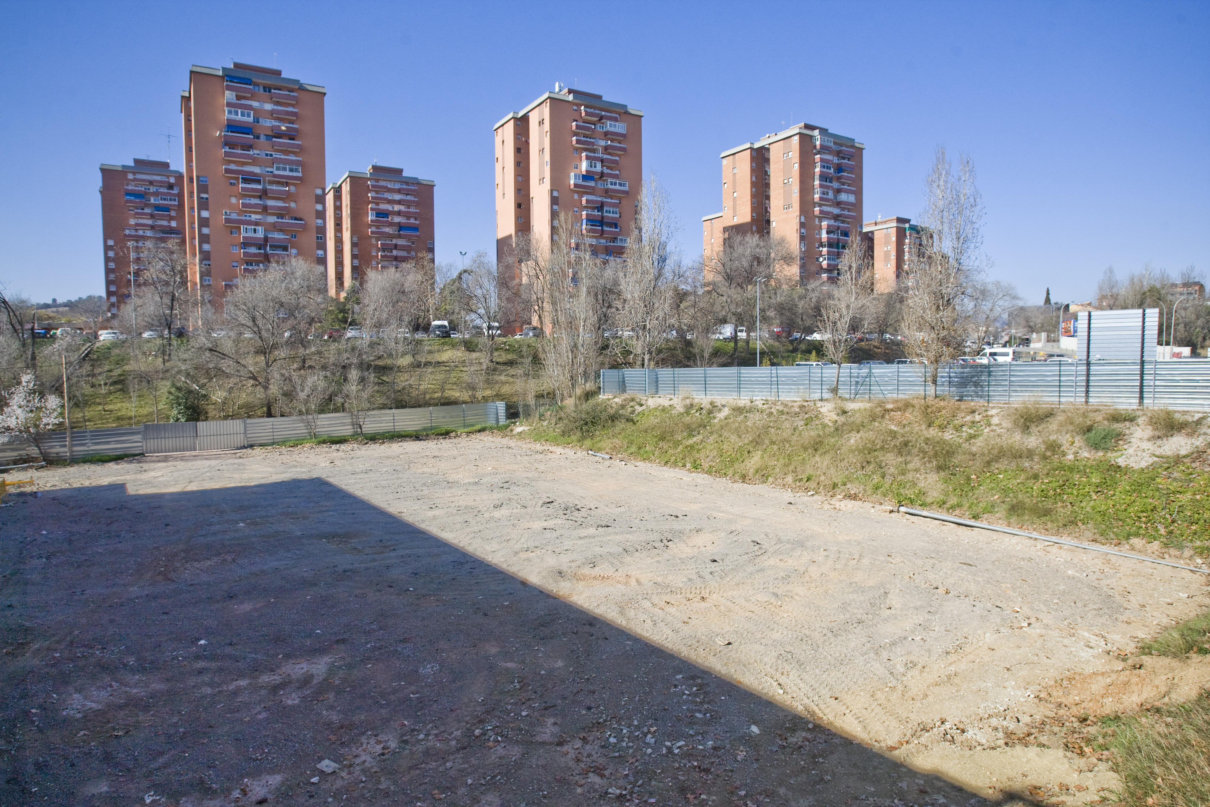 Les obres de la pista exterior de Can Jofresa, abans de final d'any