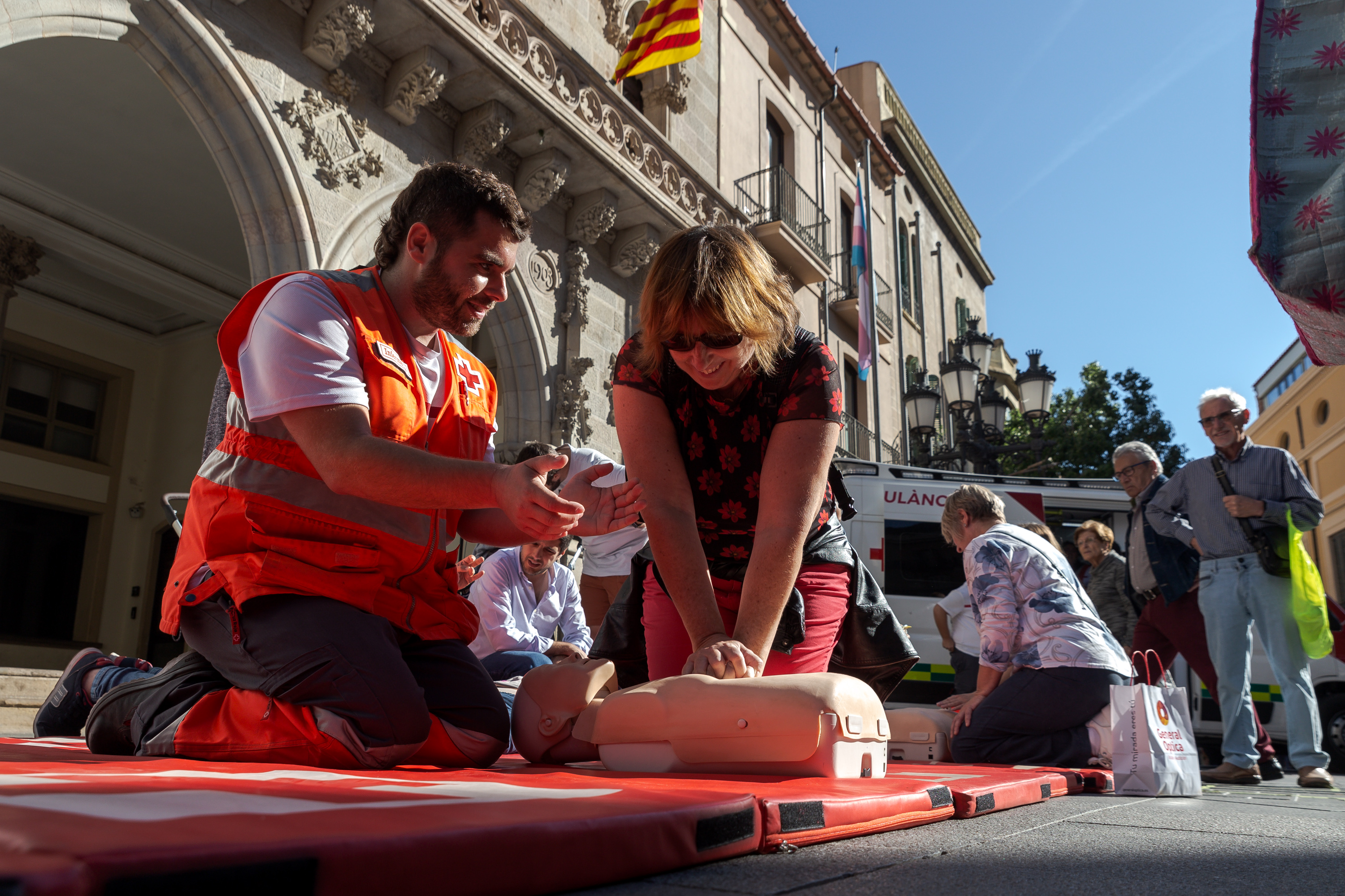 La Creu Roja celebra el Dia Mundial de la Reanimació Cardiopulmonar