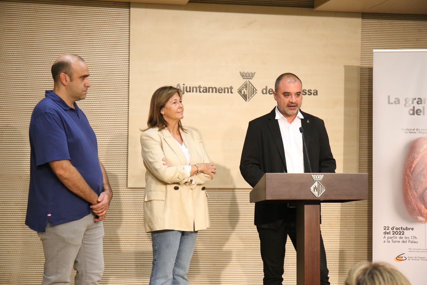 Els flequers recuperen la Festa del Pa a la plaça de la Torre del Palau