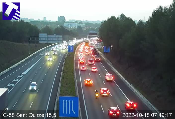 Retencions a la C-58, l'AP-7, la B-30 i la C-59