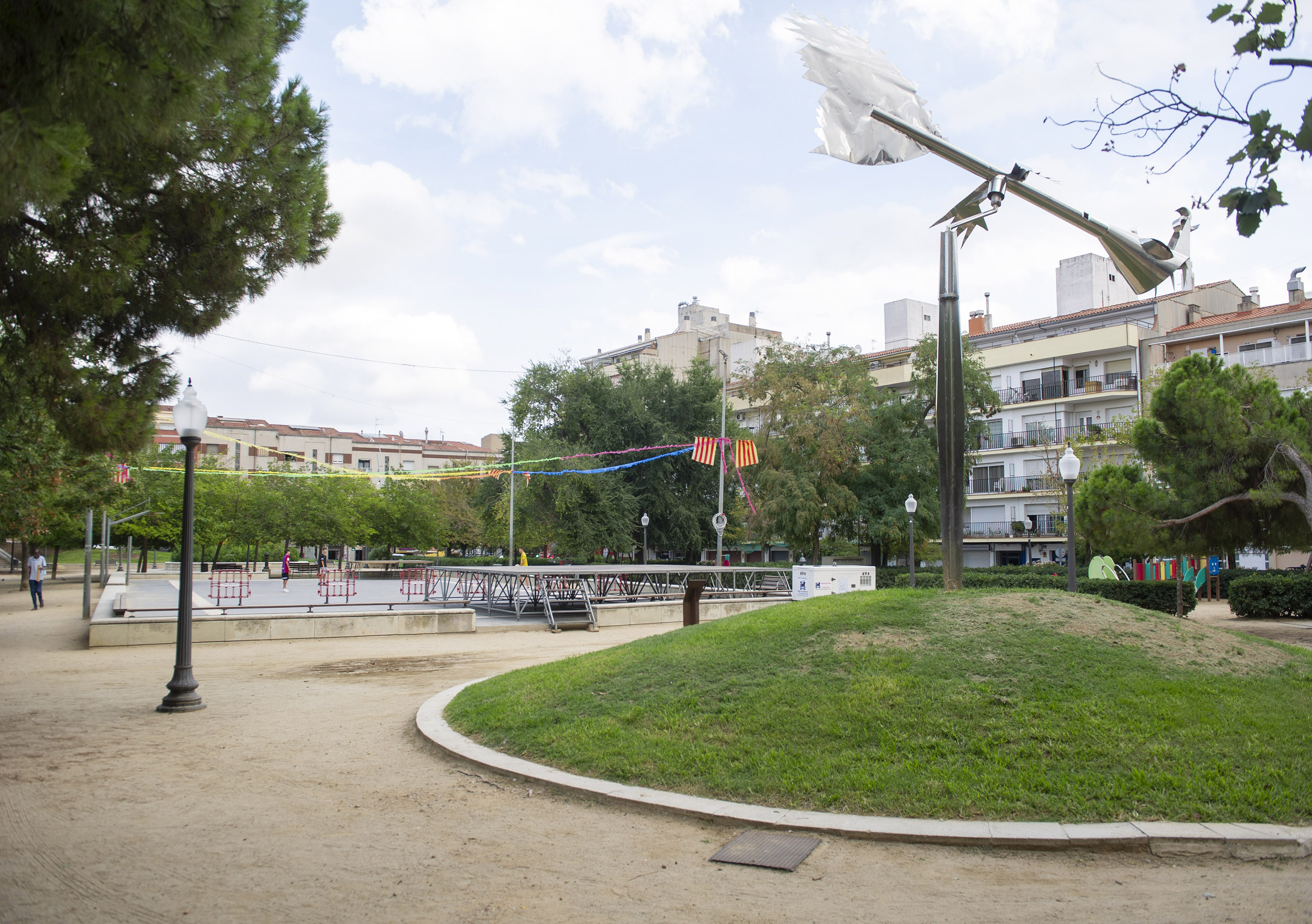 Dos denunciats per un altercat a la plaça de Catalunya