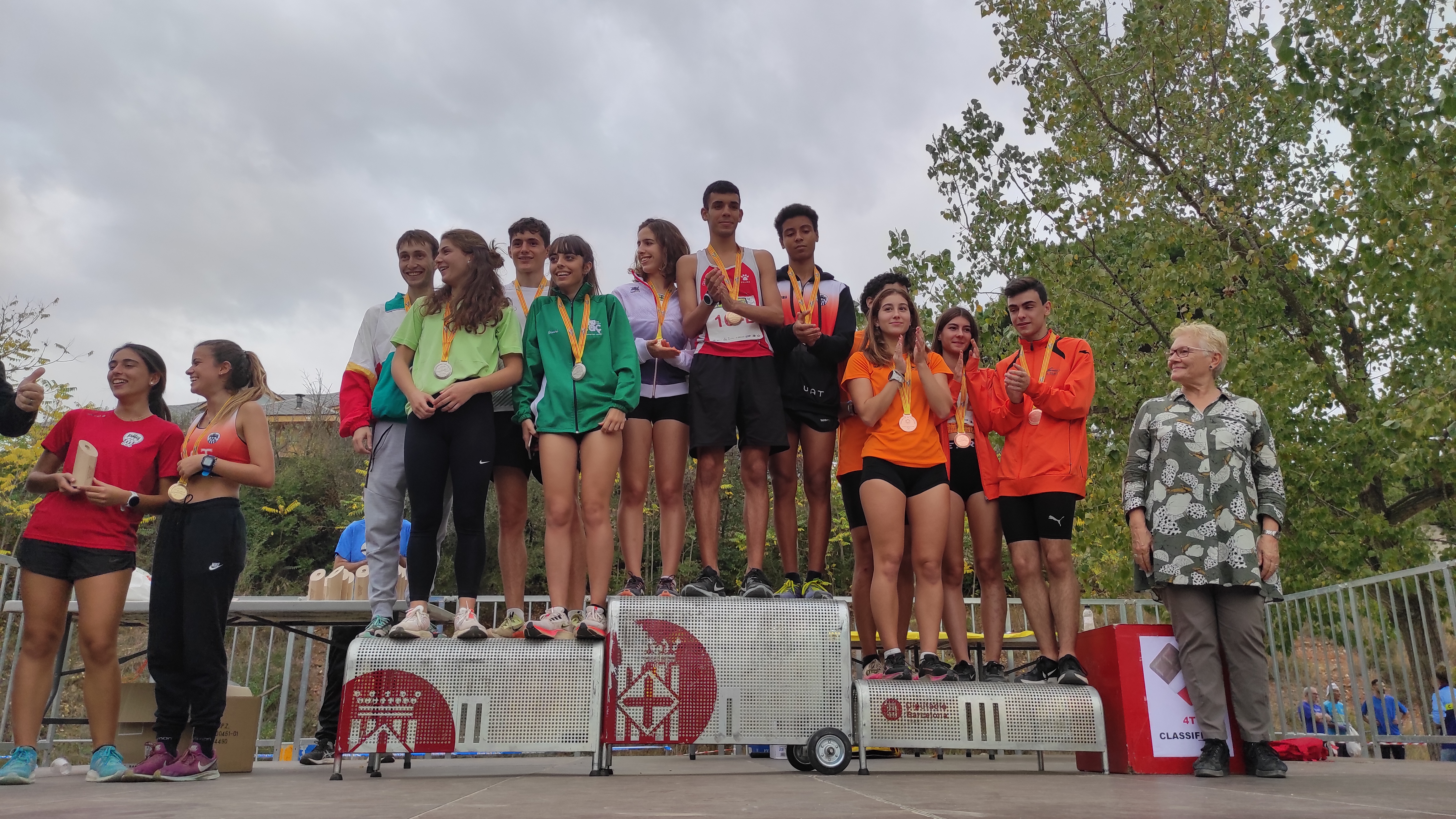 La UA Terrassa, campiona de Catalunya sub-20 de relleus mixtos de cros