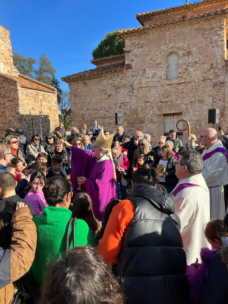El bisbe de Terrassa, a la Seu d'Ègara