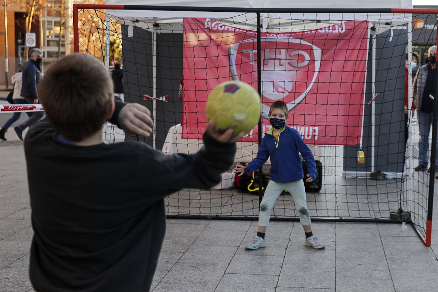 Activitat esportiva al parc de Sant Jordi