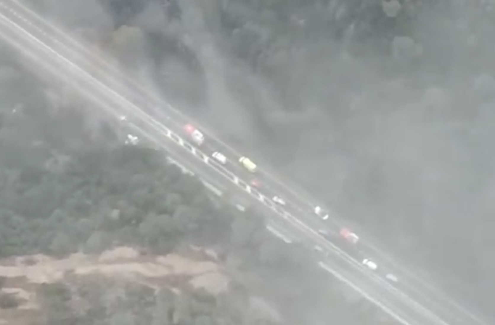 Un accident a Vacarisses talla un carril a la C-58 sentit Terrassa