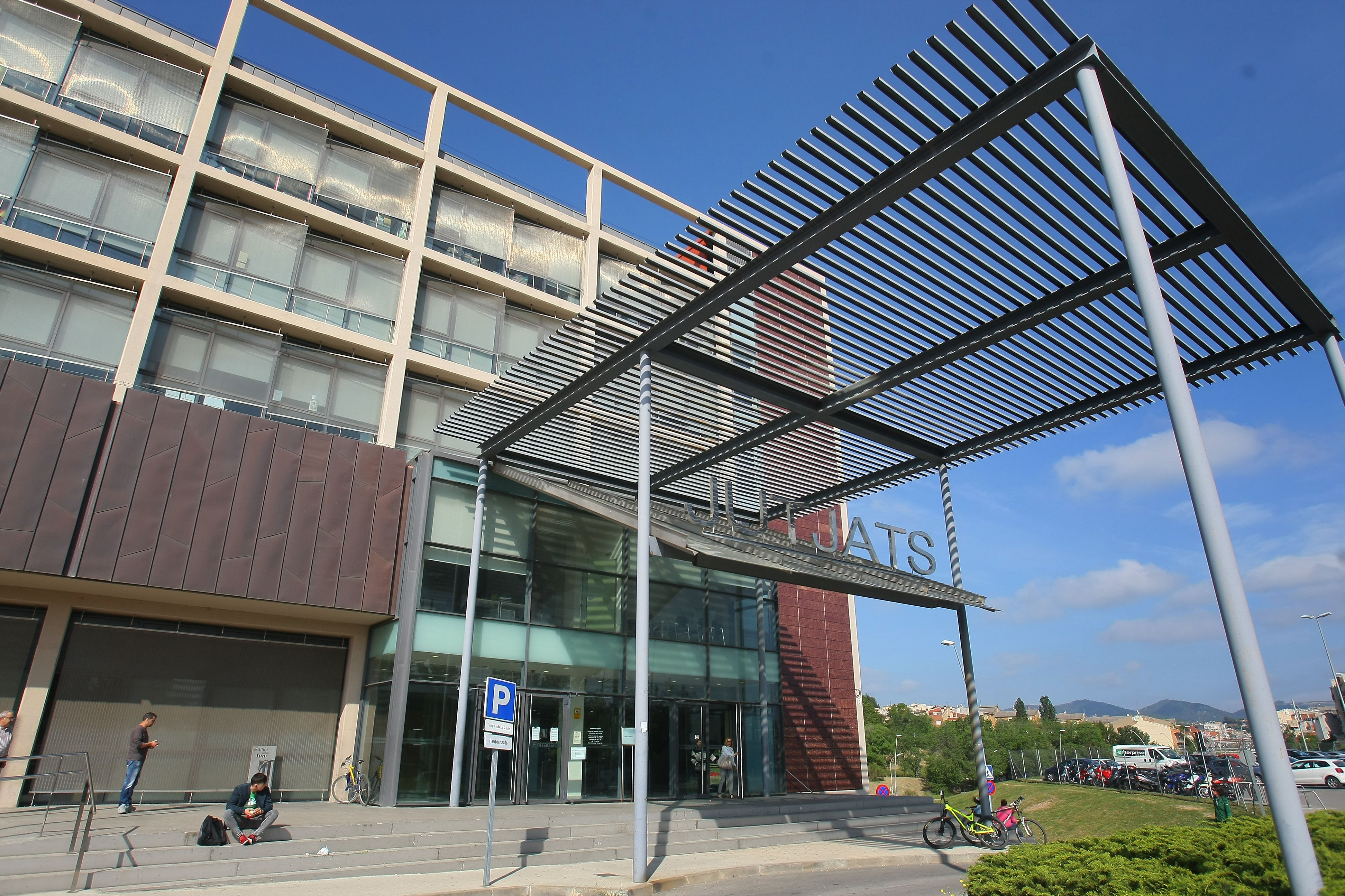 Vaga al Palau de Justícia de Terrassa