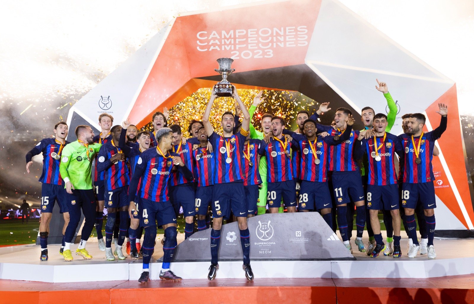 Primer títol de Xavi Hernández amb el Barça