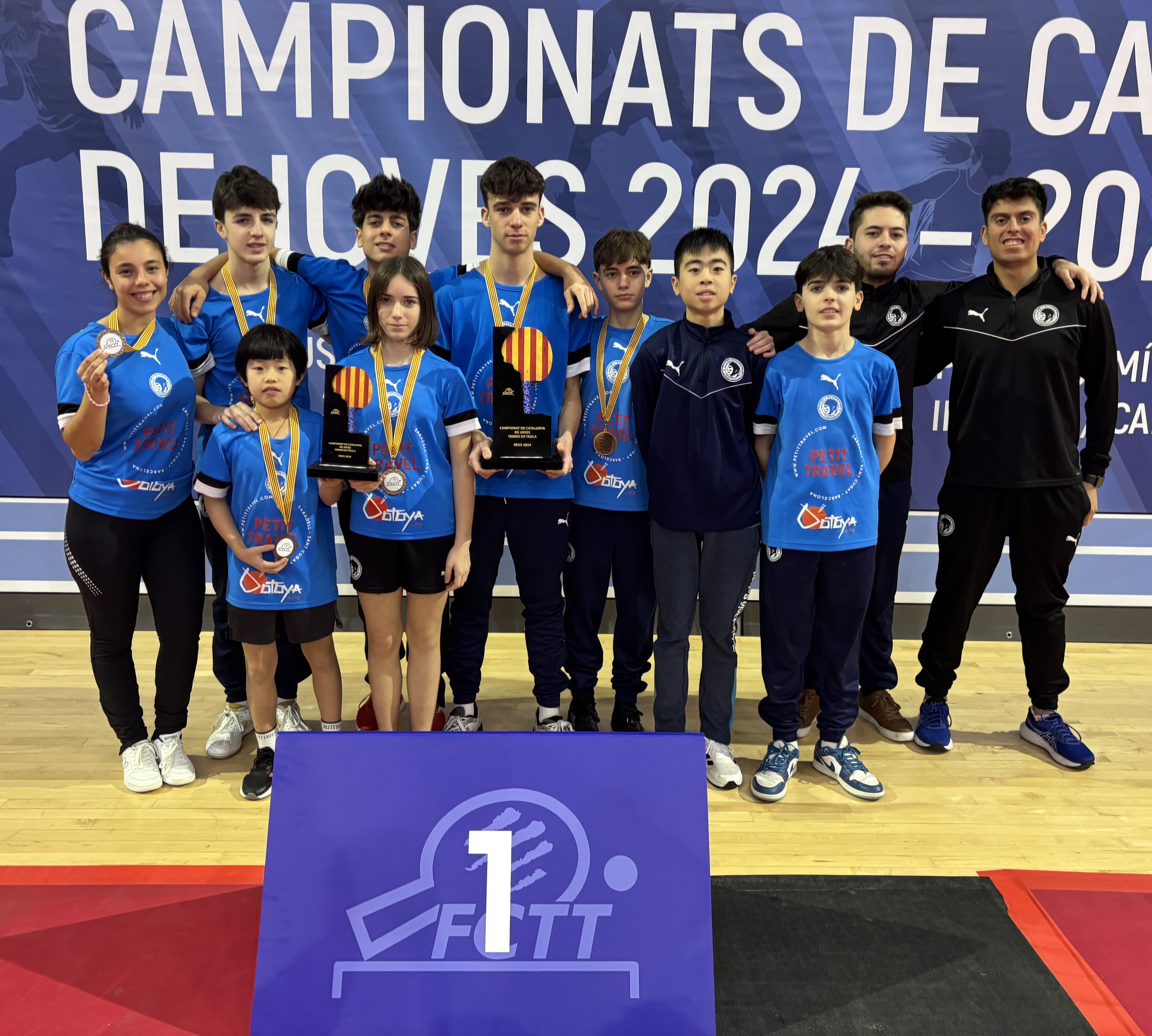 El CNS Tennis Taula campió de Catalunya cadet