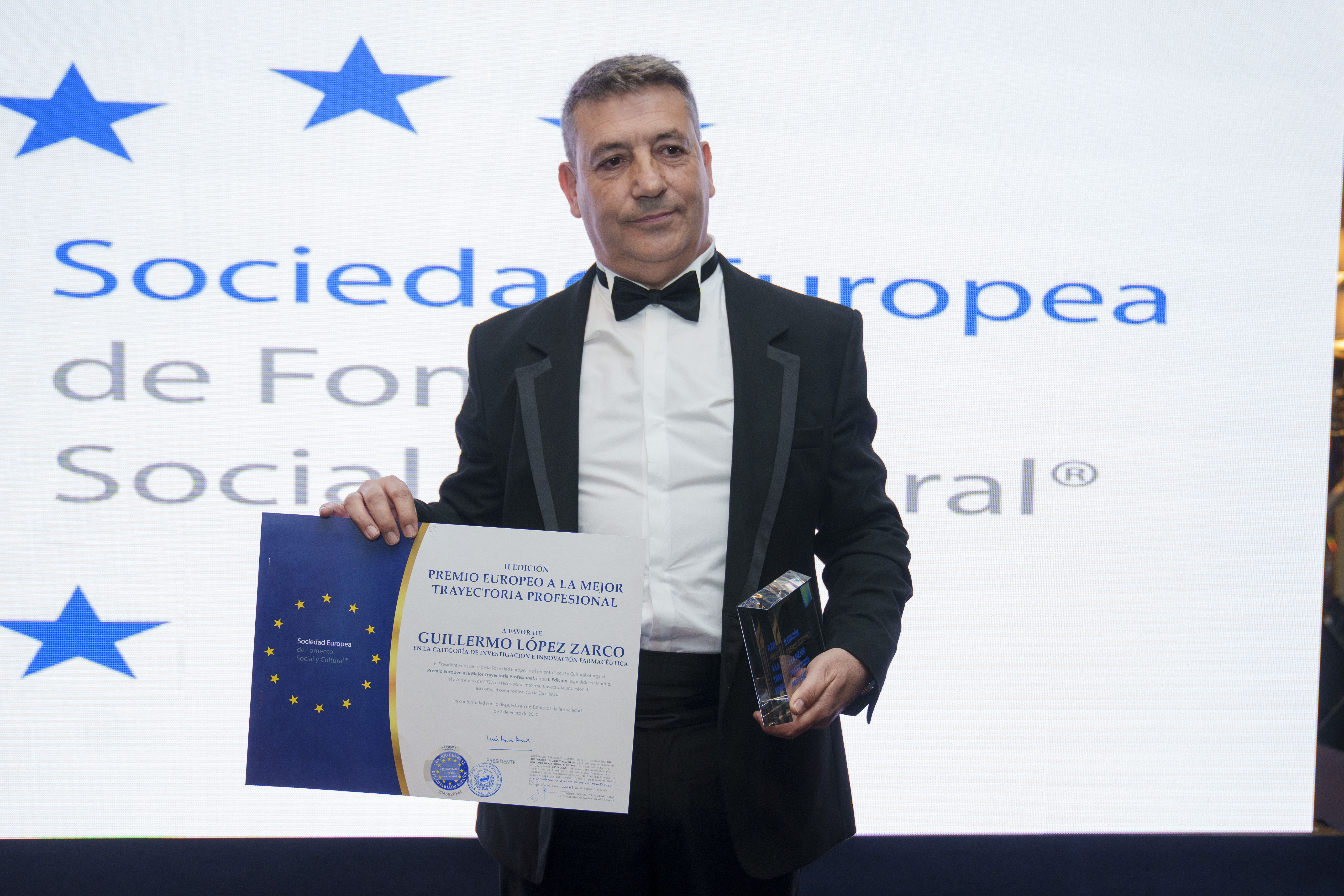 Premien la trajectòria professional de Guillermo López, CEO de NTD Labs