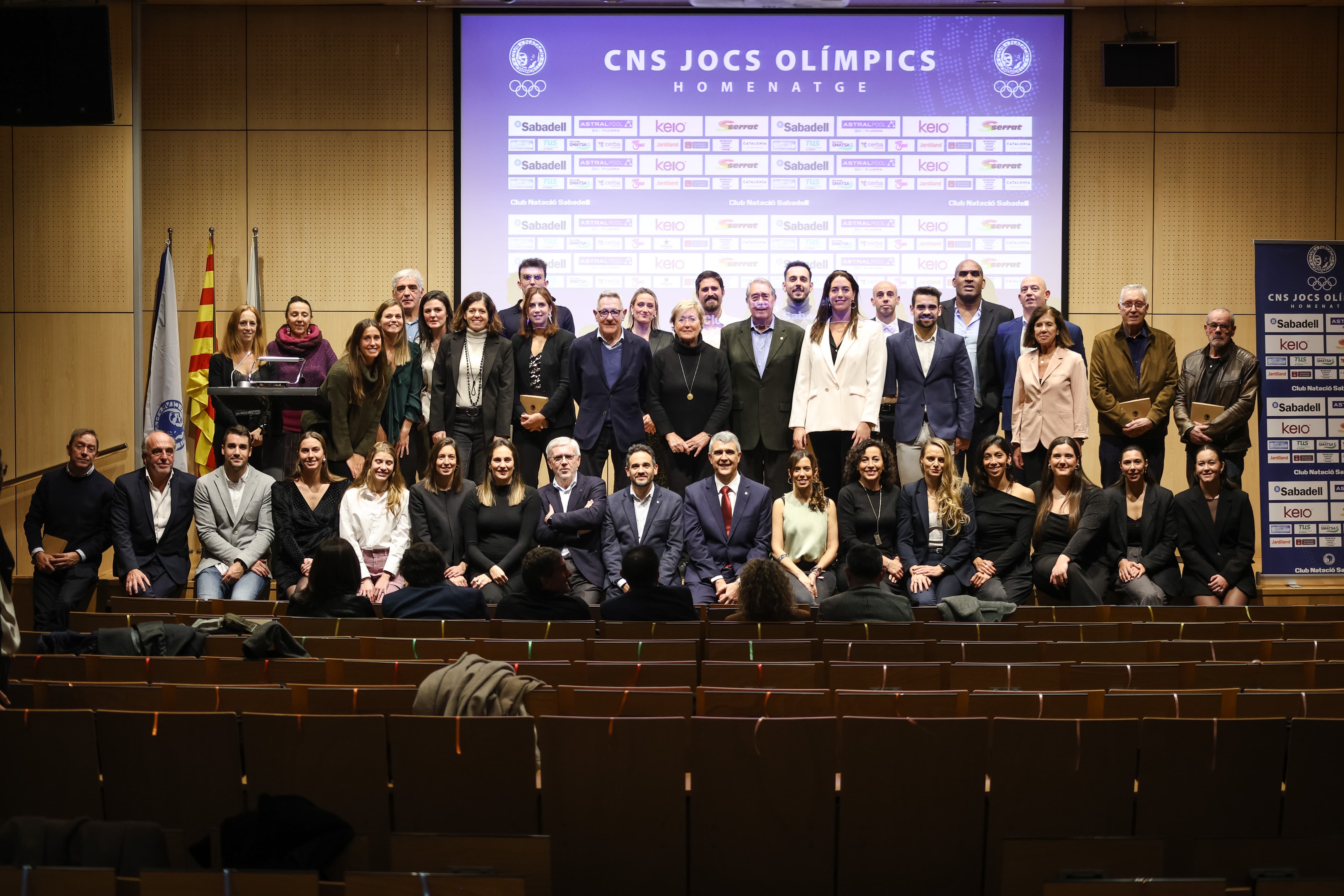 El CN Sabadell homenatja els seus olímpics de tots els temps