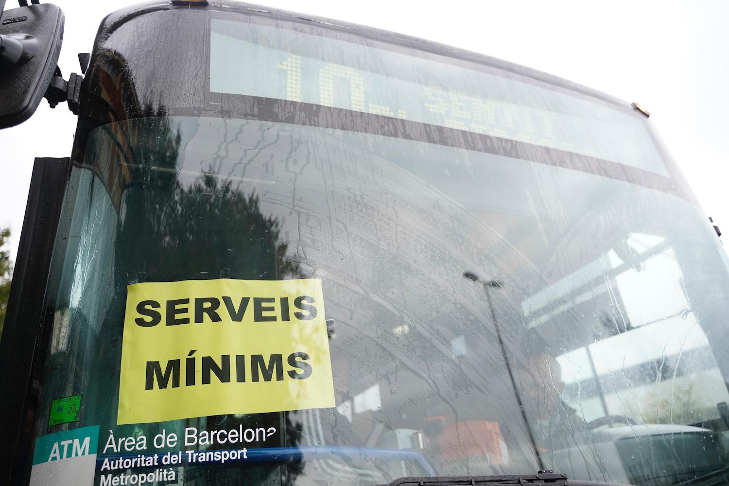 Vaga estatal al transport púbic: afectacions al servei d'autobusos dijous i divendres