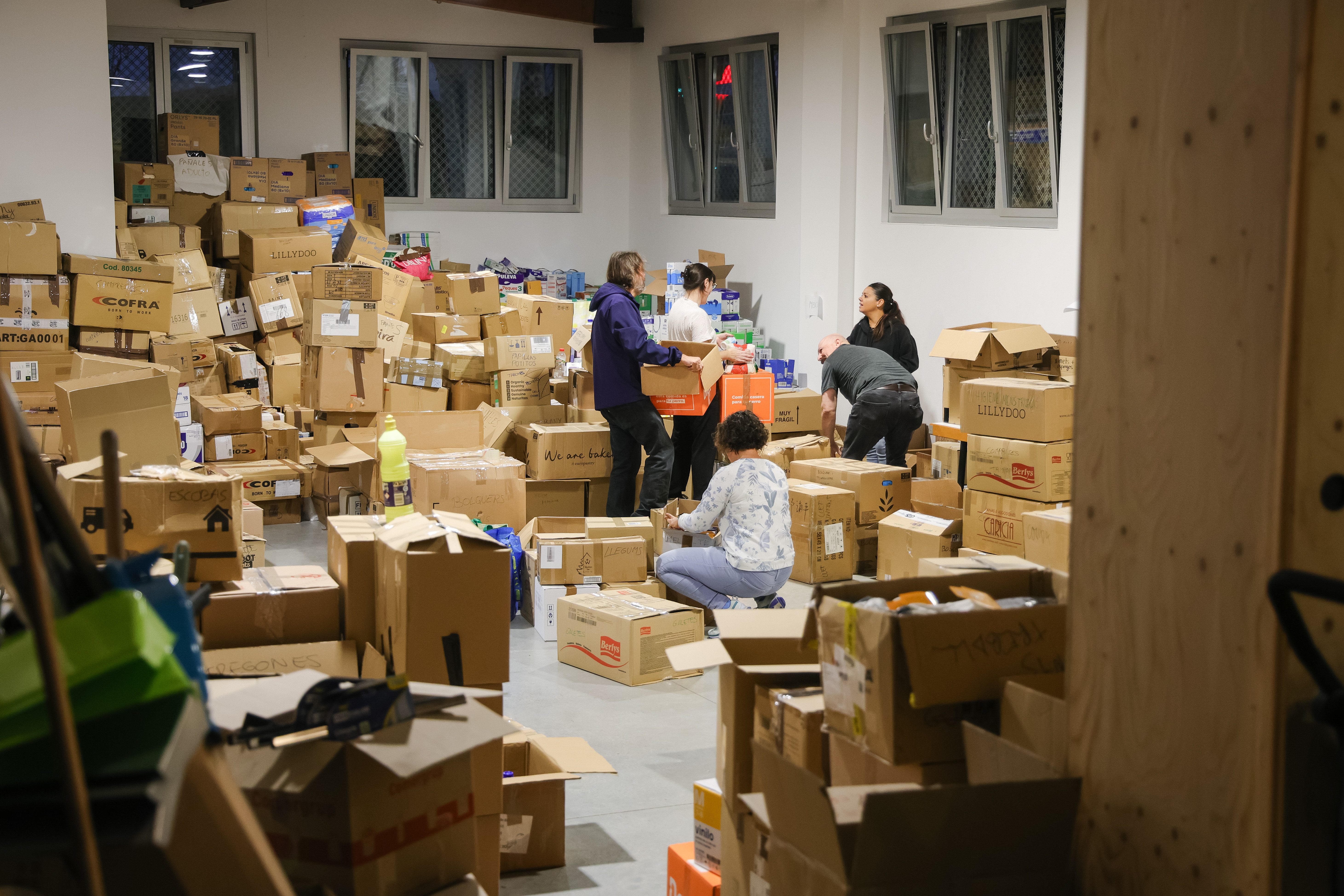 L'allau solidària, incombustible a Sabadell: 