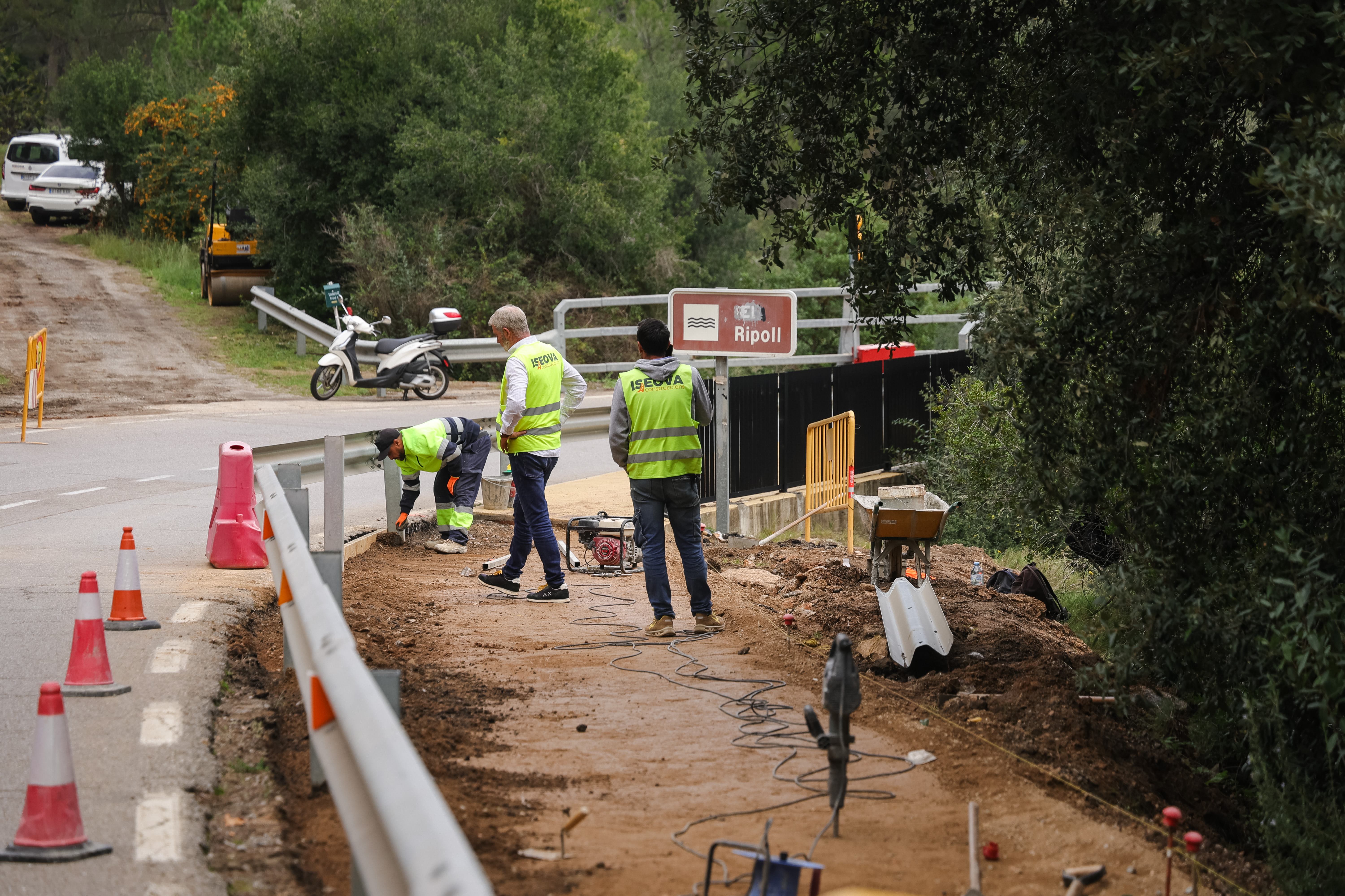 El carril bici unirà el nucli urbà de Castellar amb Sant Feliu del Racó