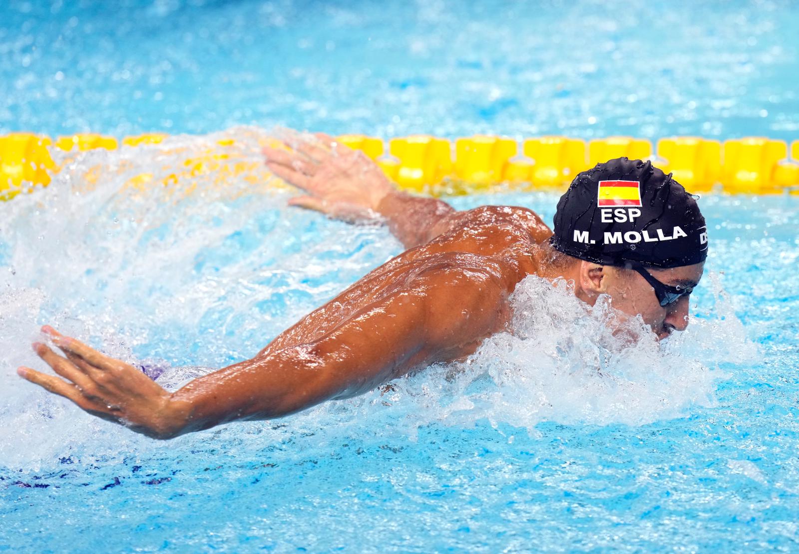 Mario Mollà, campió d'Espanya en els 100 metres papallona
