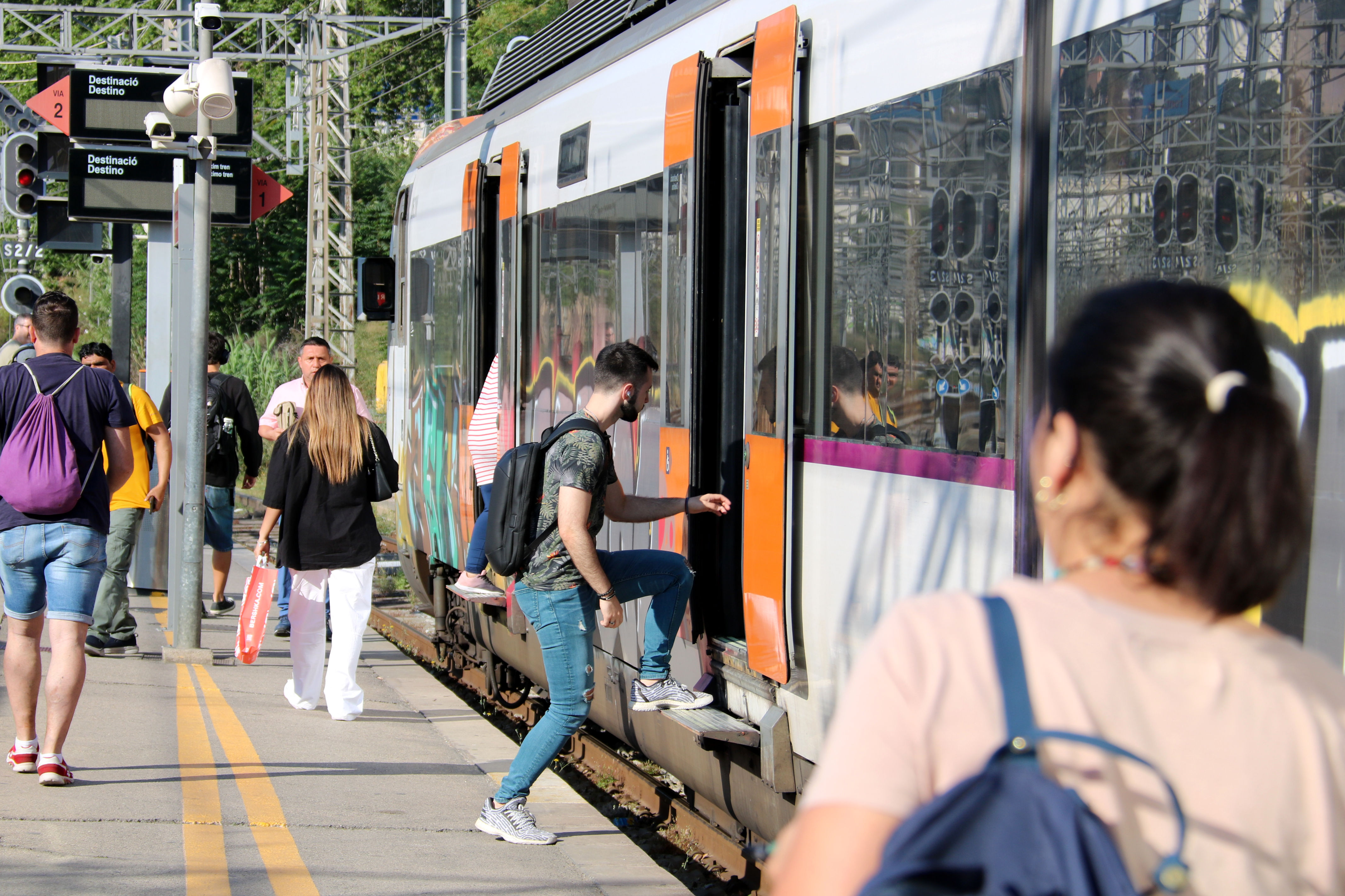 Afectacions a l'R4 de Rodalies aquest cap de setmana
