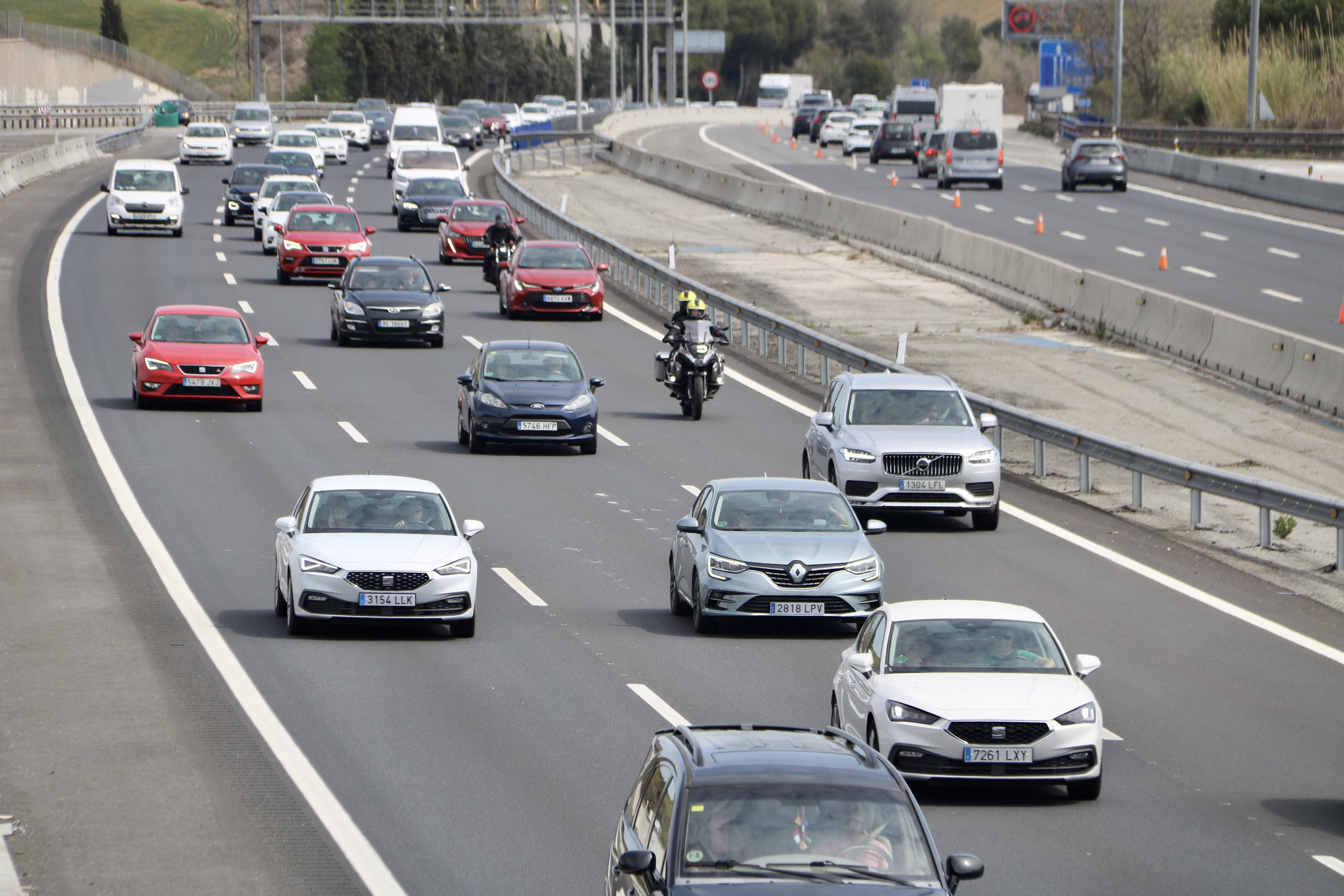 Operació tornada: prop del 72% dels vehicles ja són a casa