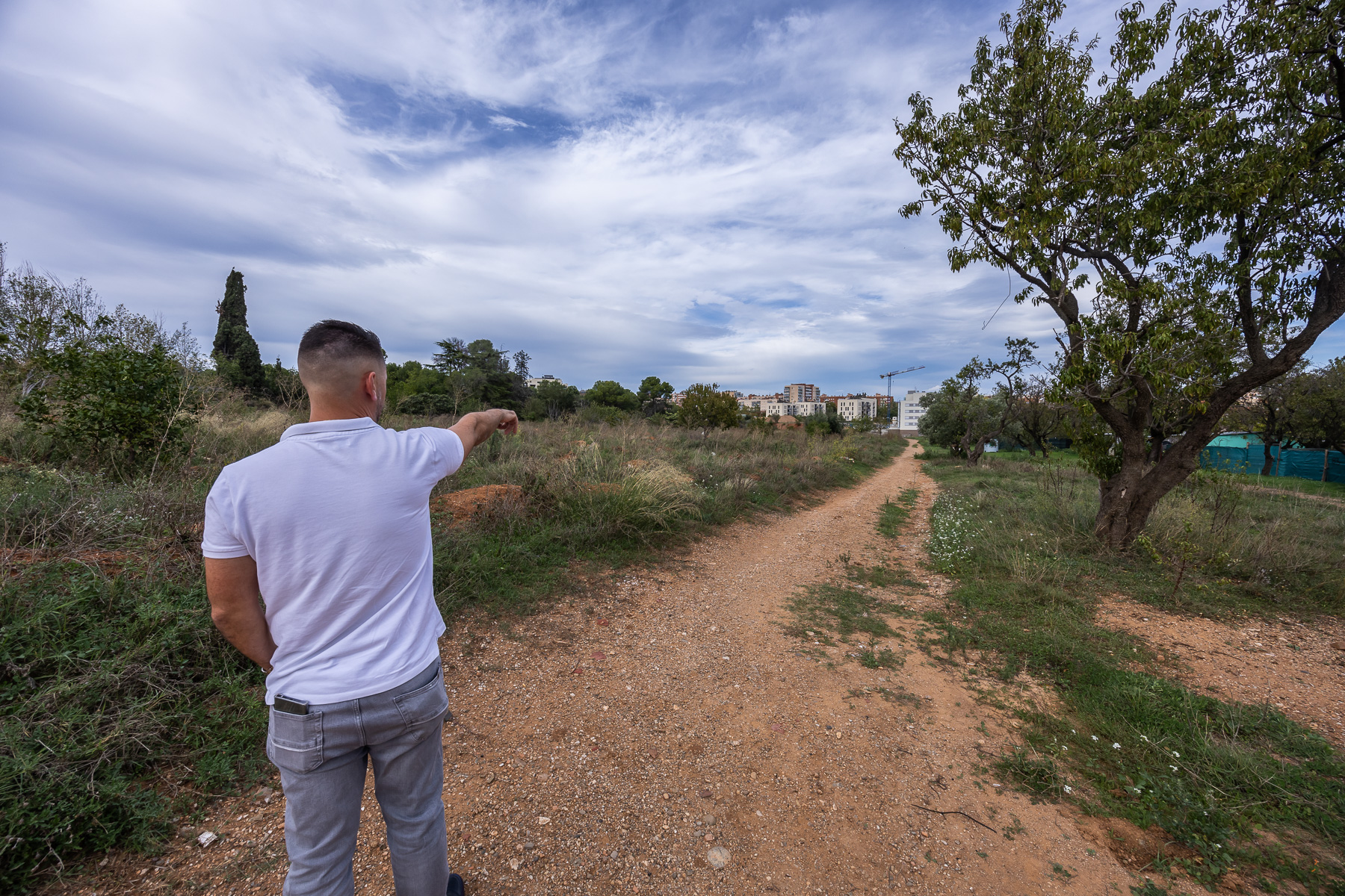 “L’hort era part de la nostra vida, i ara només queden forats a terra”