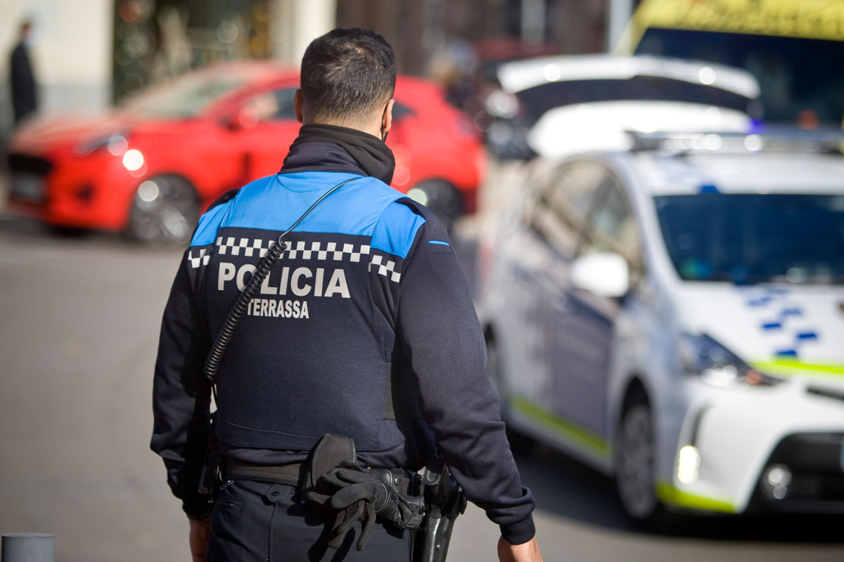 Detingut a Terrassa un conductor temerari