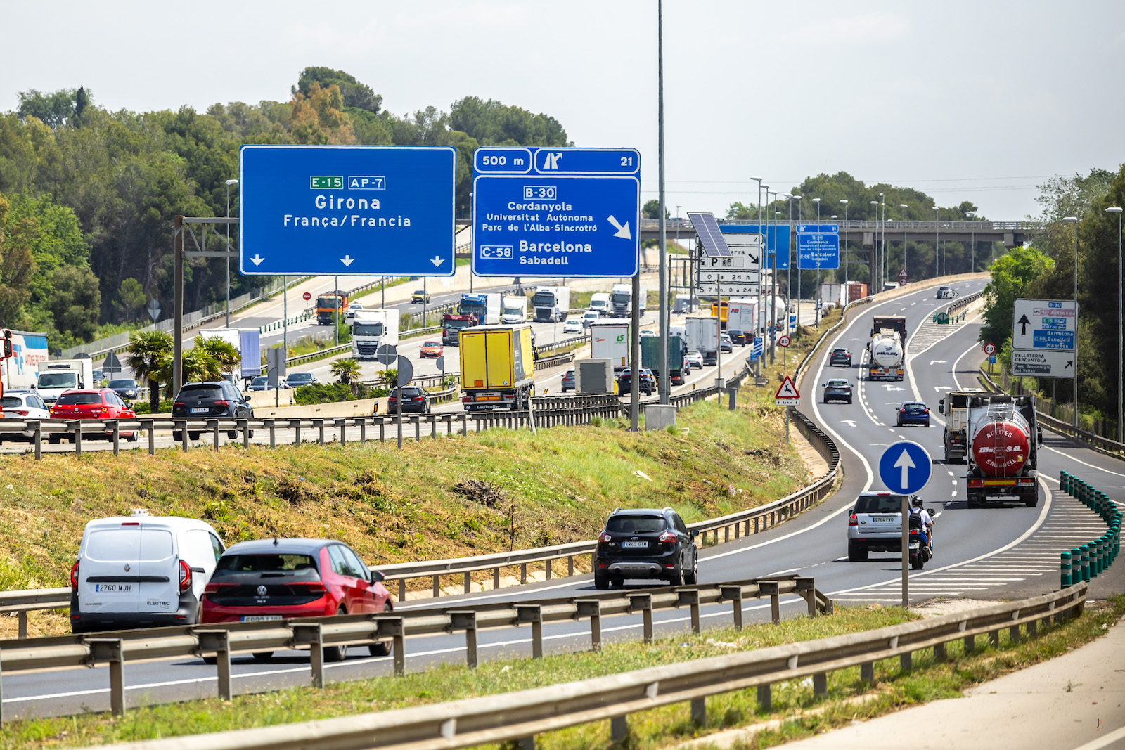 Un estiu amb més accidents de trànsit però menys víctimes al Vallès