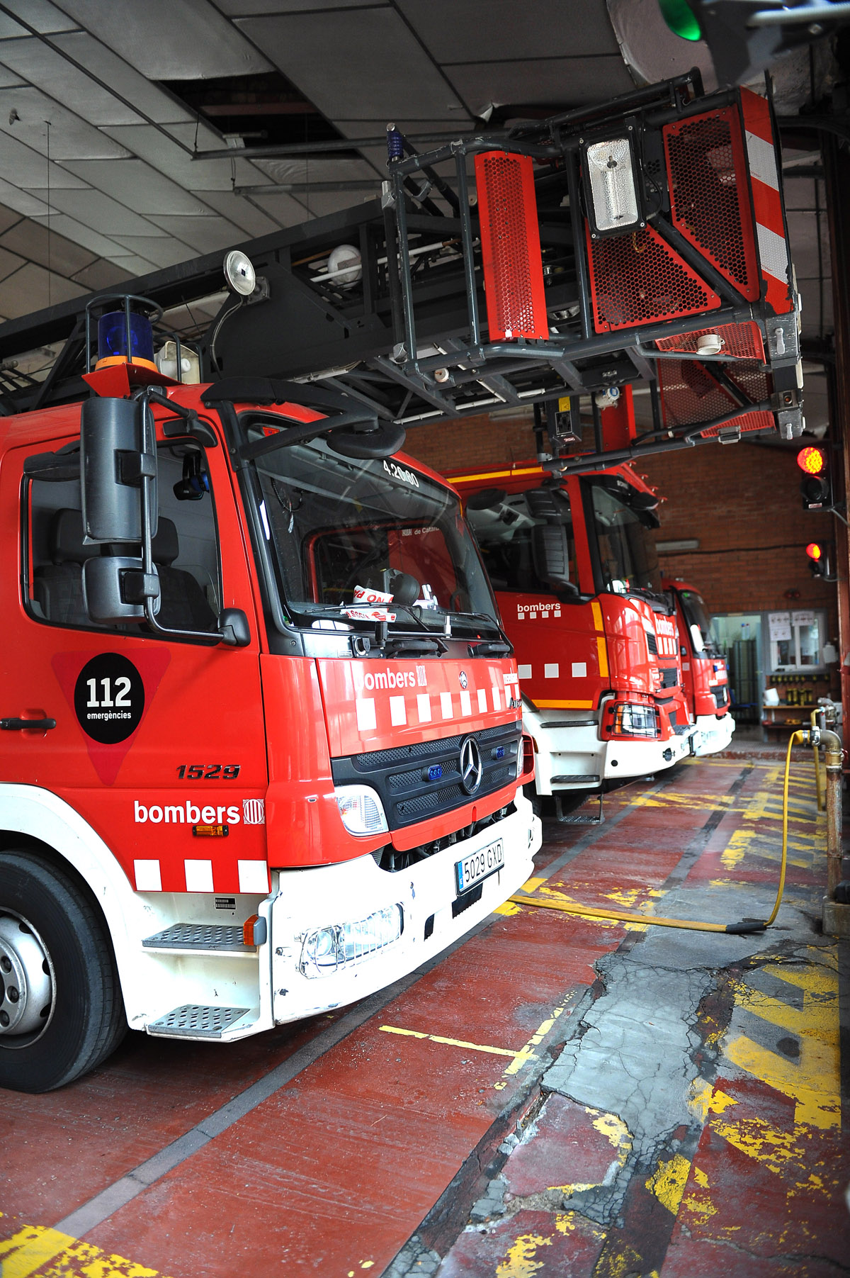Incendi sense ferits a la carretera de Matadepera