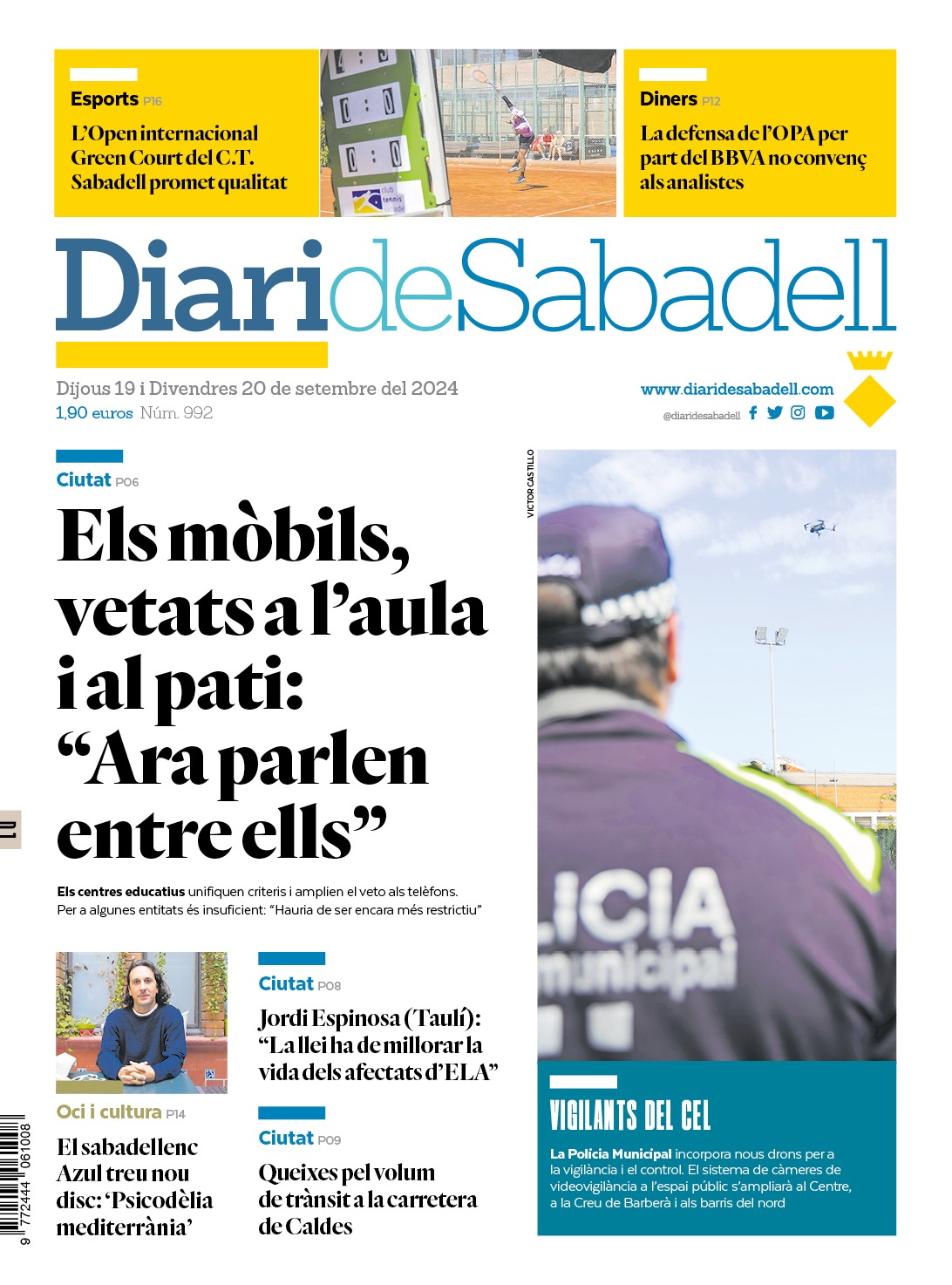 Les notícies més destacades del dia a Sabadell
