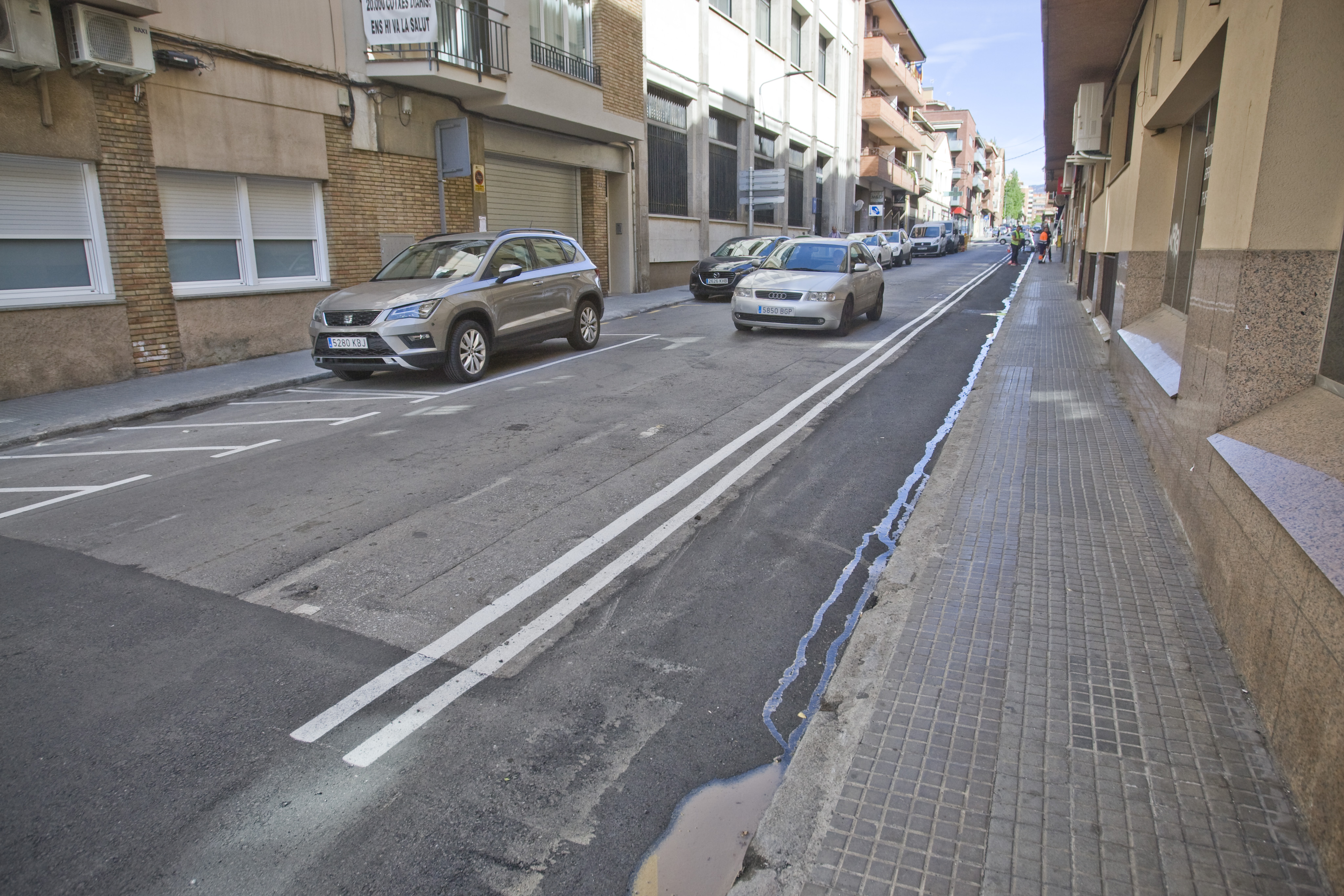 Un carrer de Galileu amb cara nova a Terrassa
