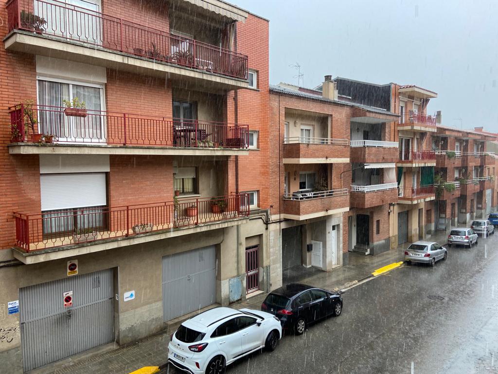 Un ruixat deixa 34 litres per metre quadrat a Terrassa