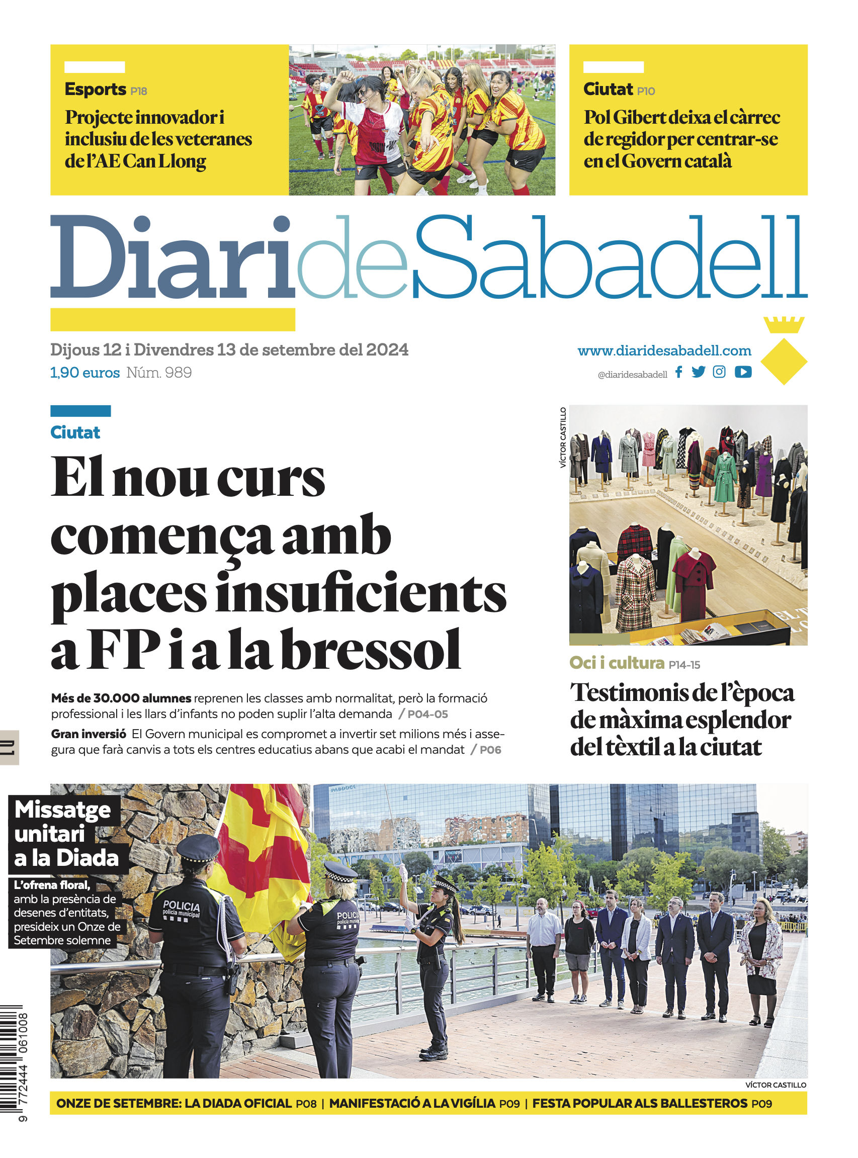 Les notícies més destacades del dia a Sabadell