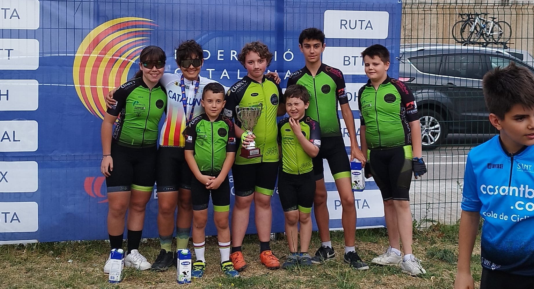 Jan Rueda, campió de Catalunya de crono-gimcana