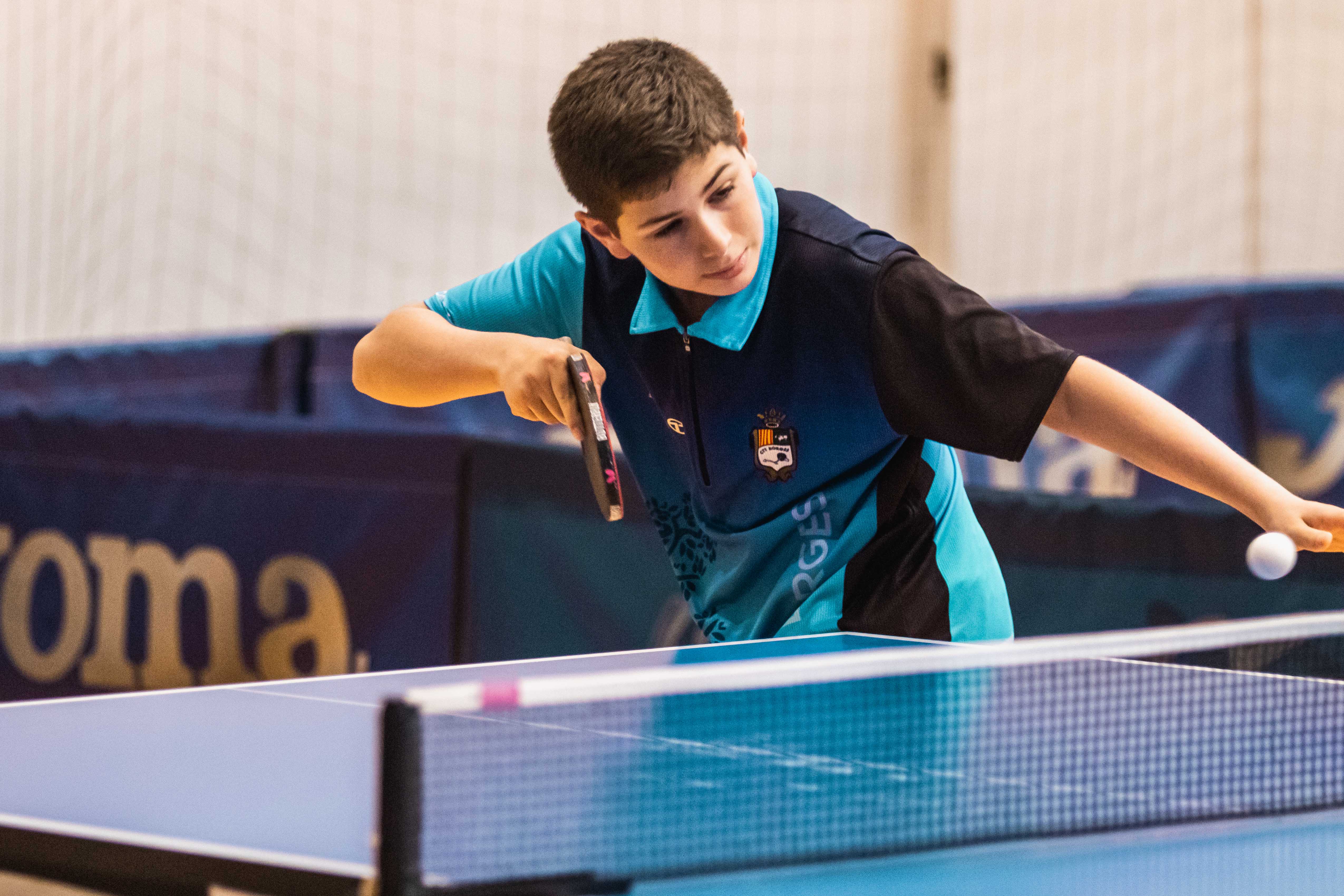 Roc Gibert guanya el Top Estatal aleví i disputarà l'Europeu de tennis taula