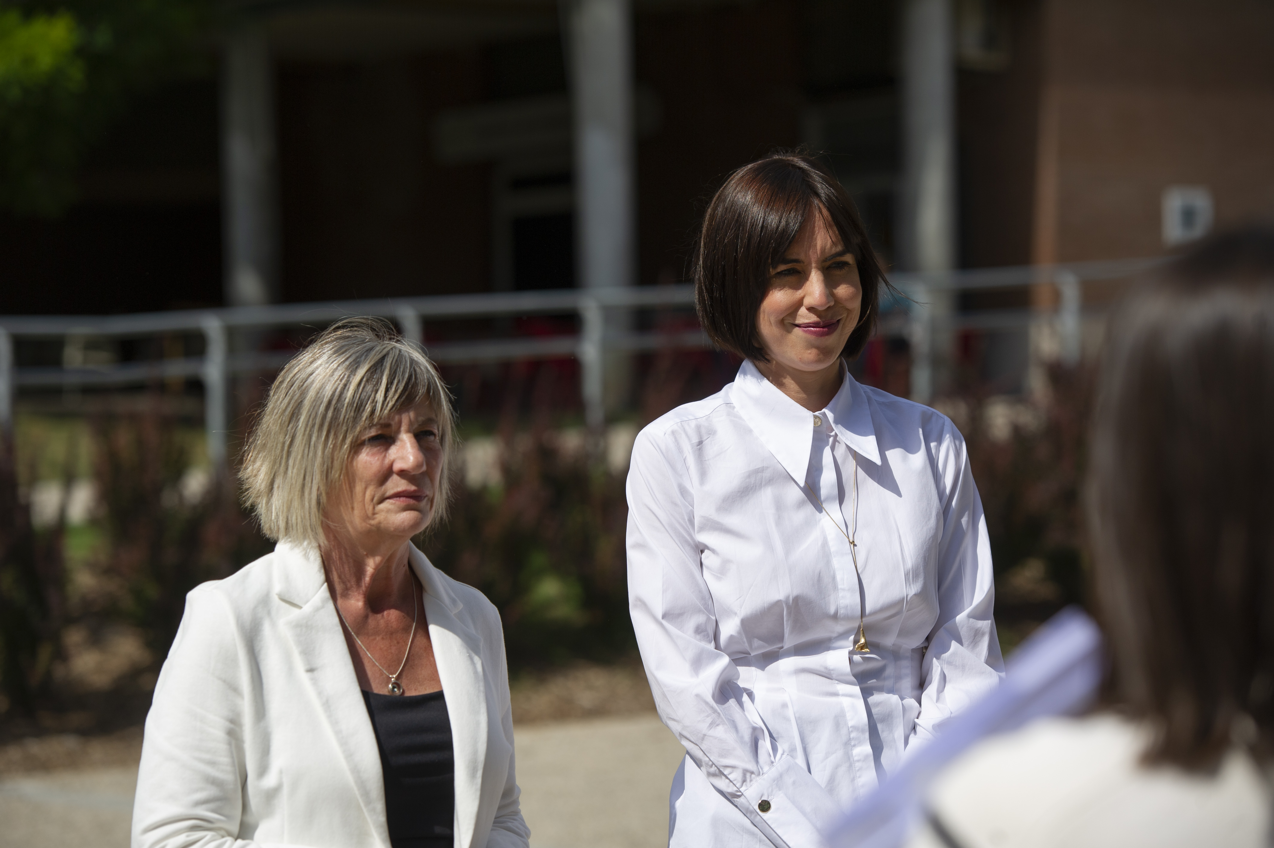 La ministra Morant dona suport a Candela a Terrassa