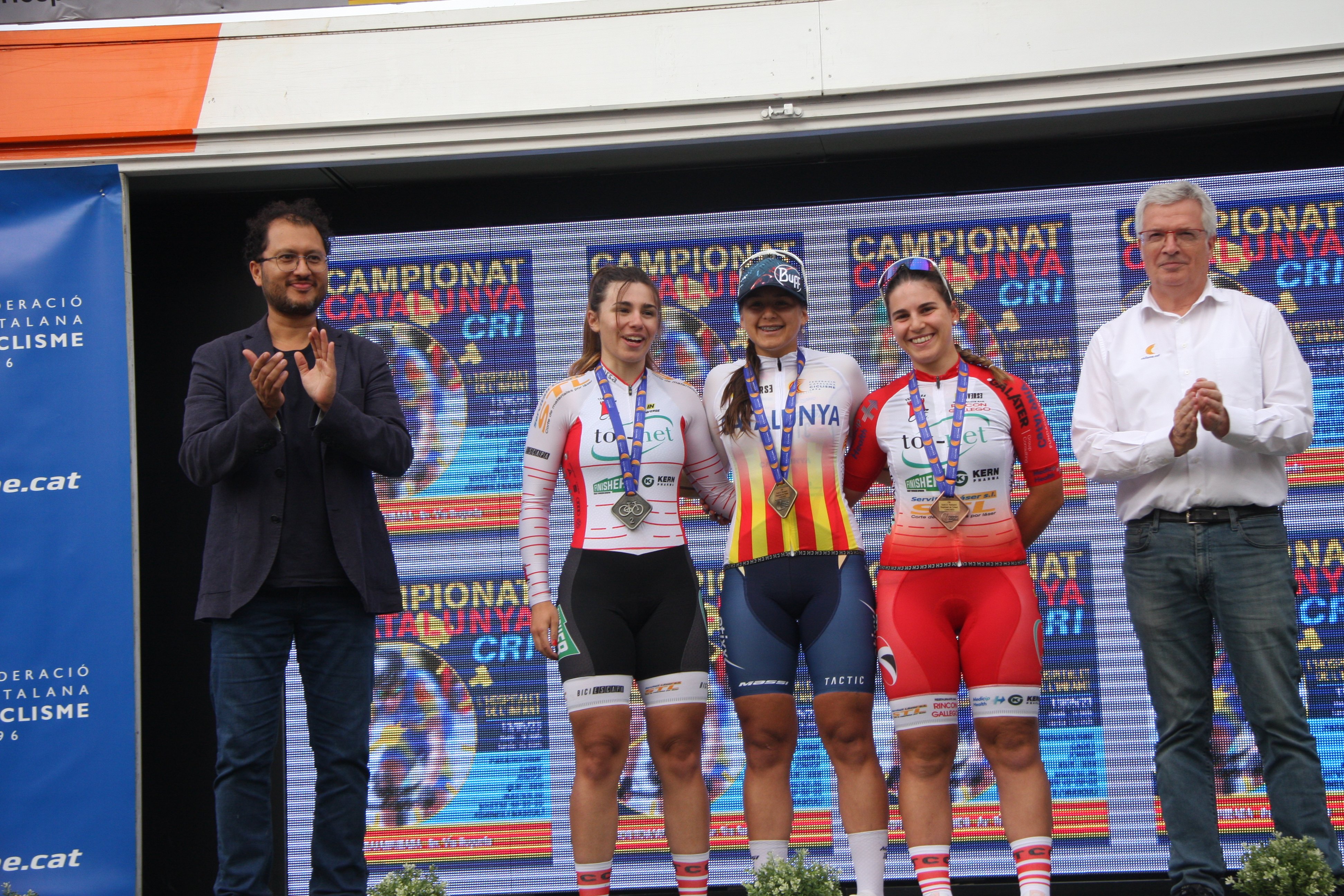 Estefanía Jiménez, campiona catalana sub-23 de contra-rellotge