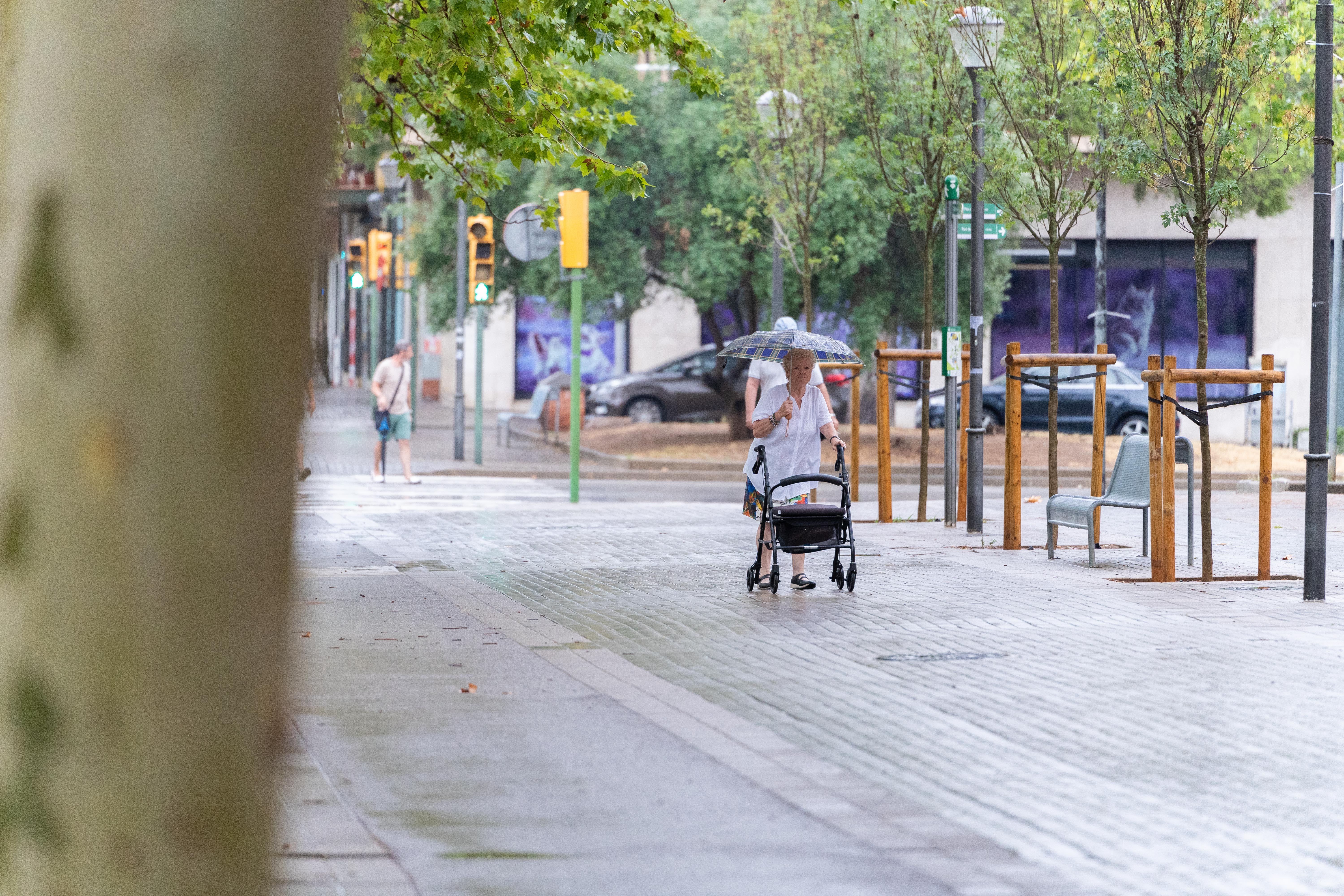 FOTOS | La pluja protagonitza el final del cap de setmana a Sabadell