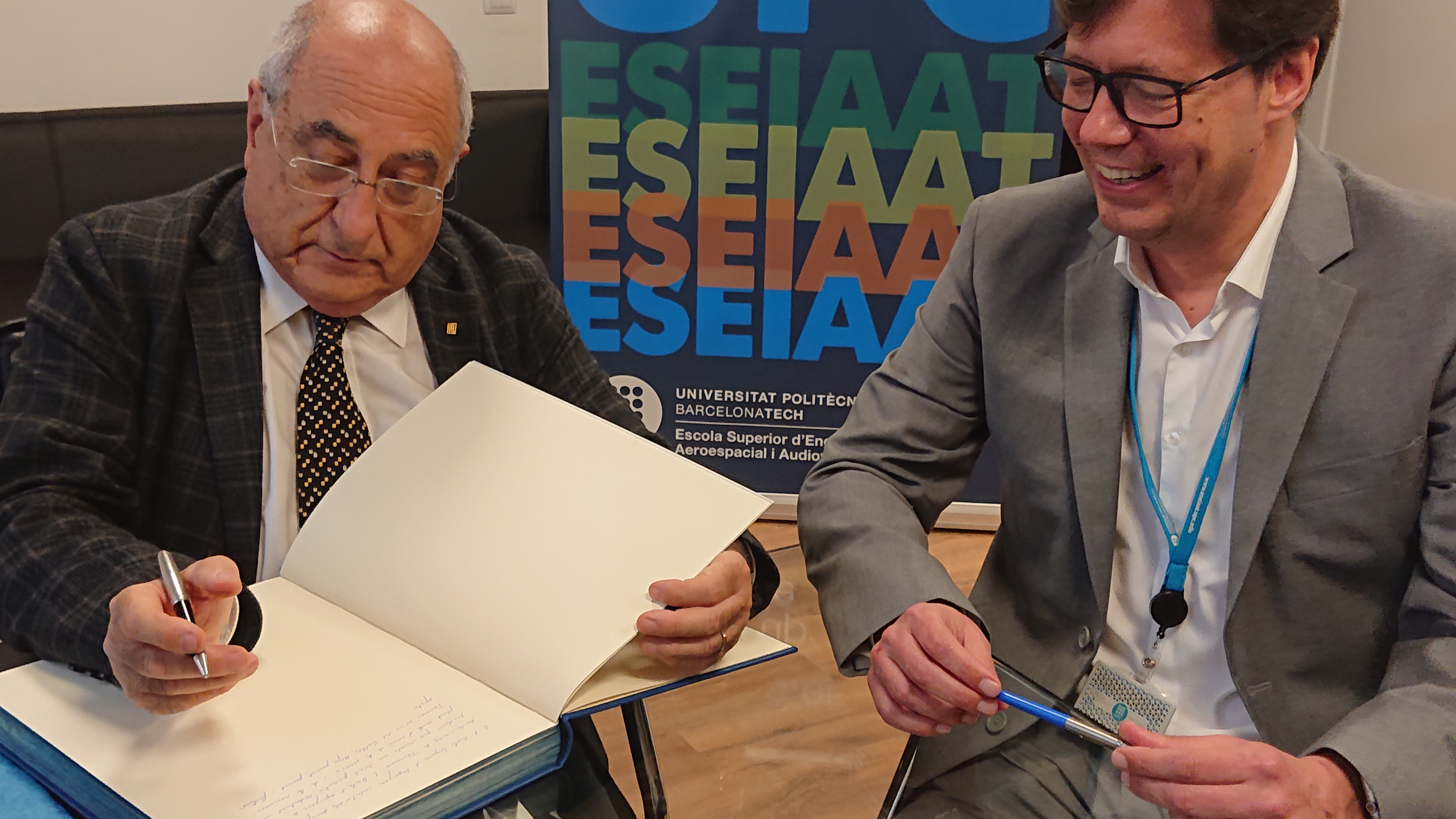 El conseller Nadal visita la UPC a Terrassa