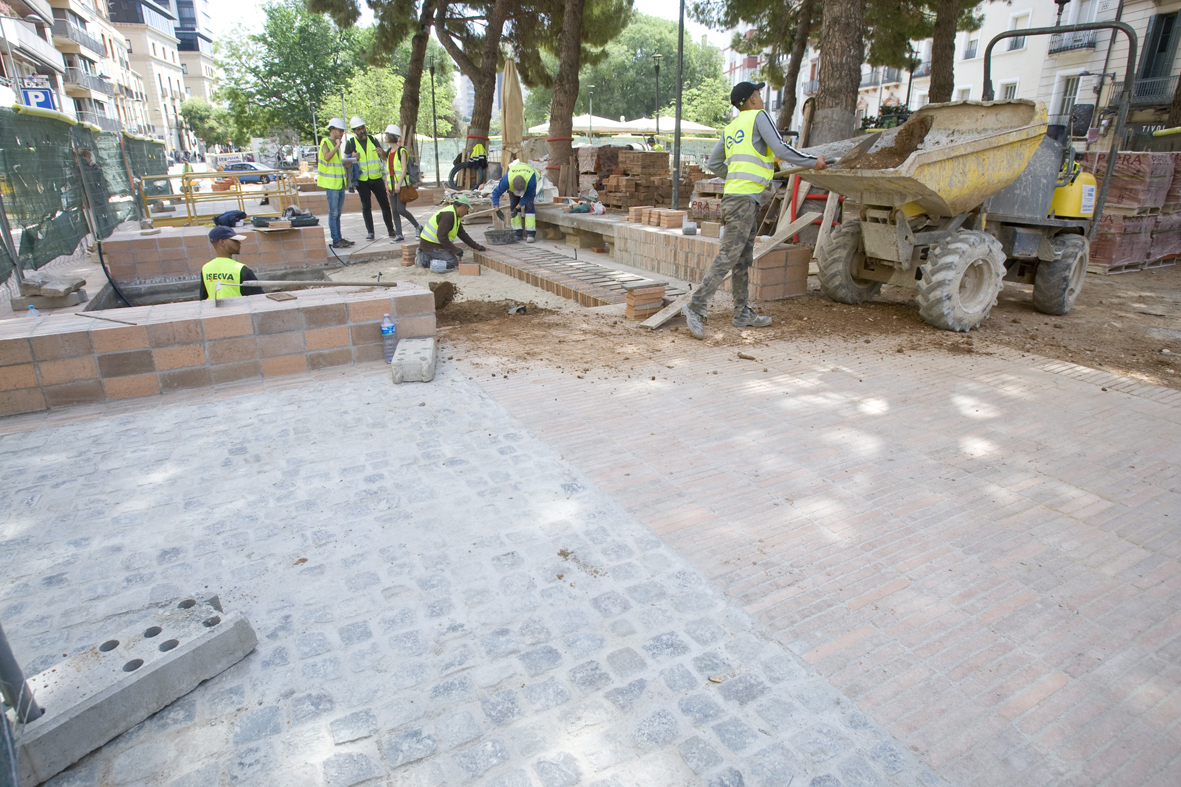 FOTOS | Entrem a les obres del Passeig Comte d'Ègara de Terrassa