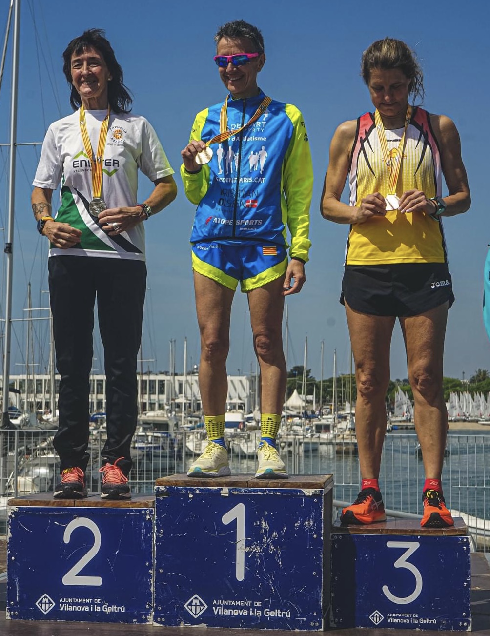 Carme Ballesteros i Domingo Ortega, subcampions de Catalunya de 10 quilòmetres
