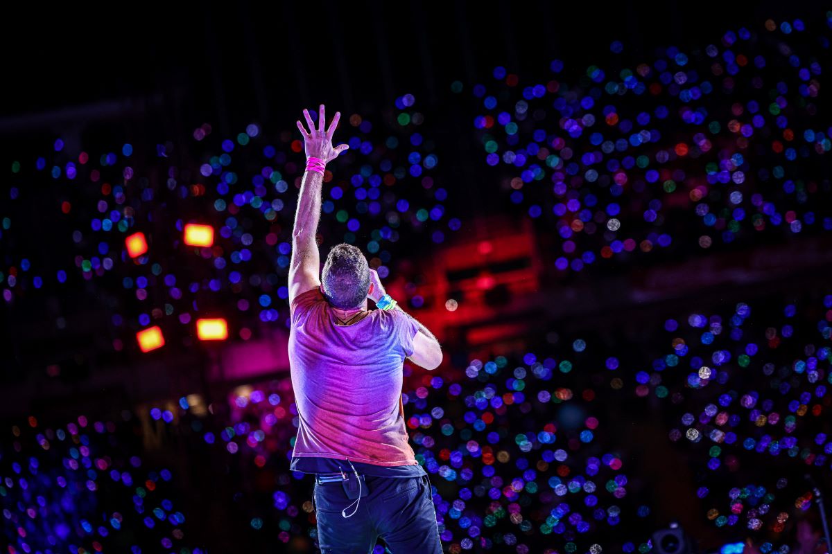 Terrassa també va ballar amb Coldplay