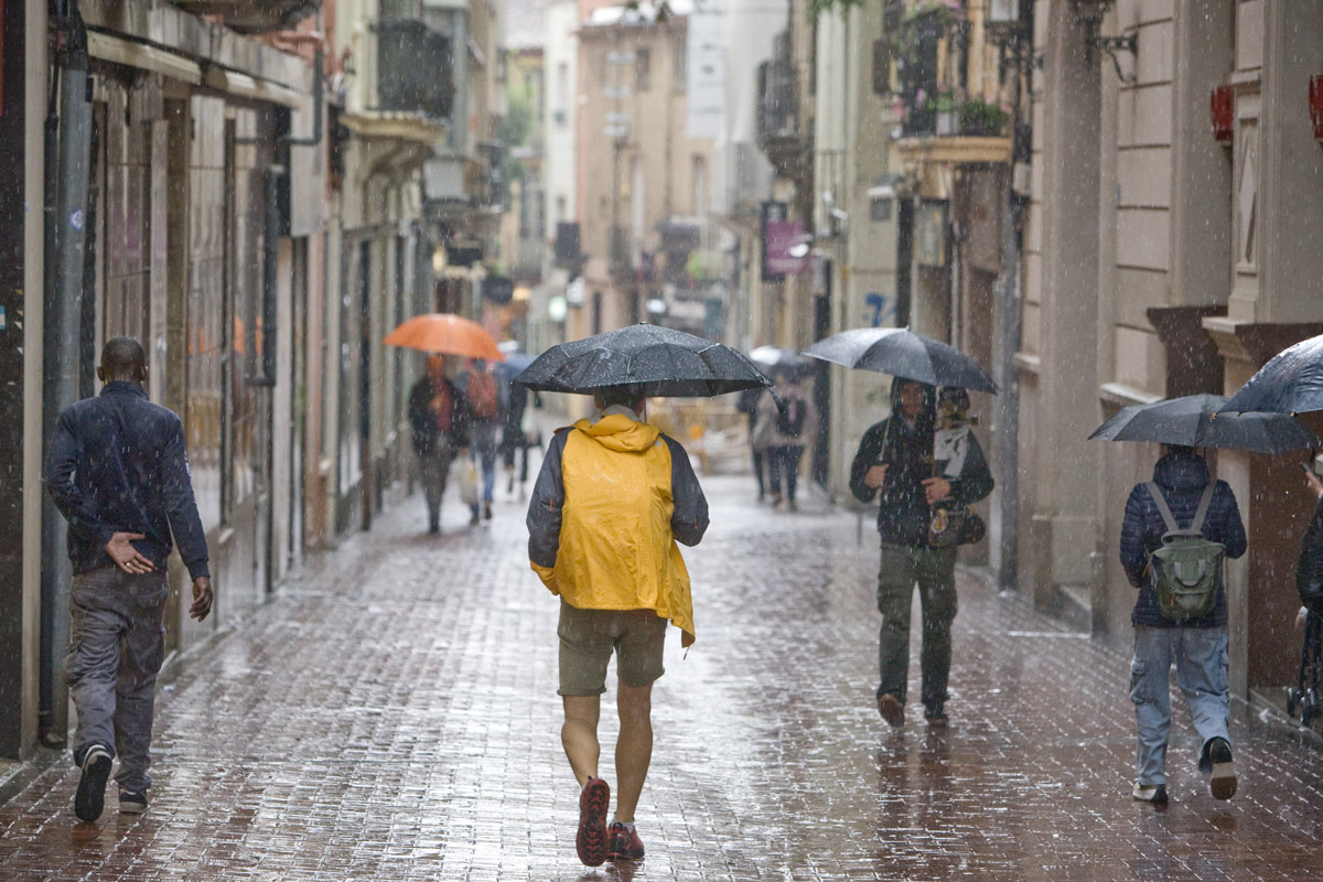 Pluges intenses a Terrassa