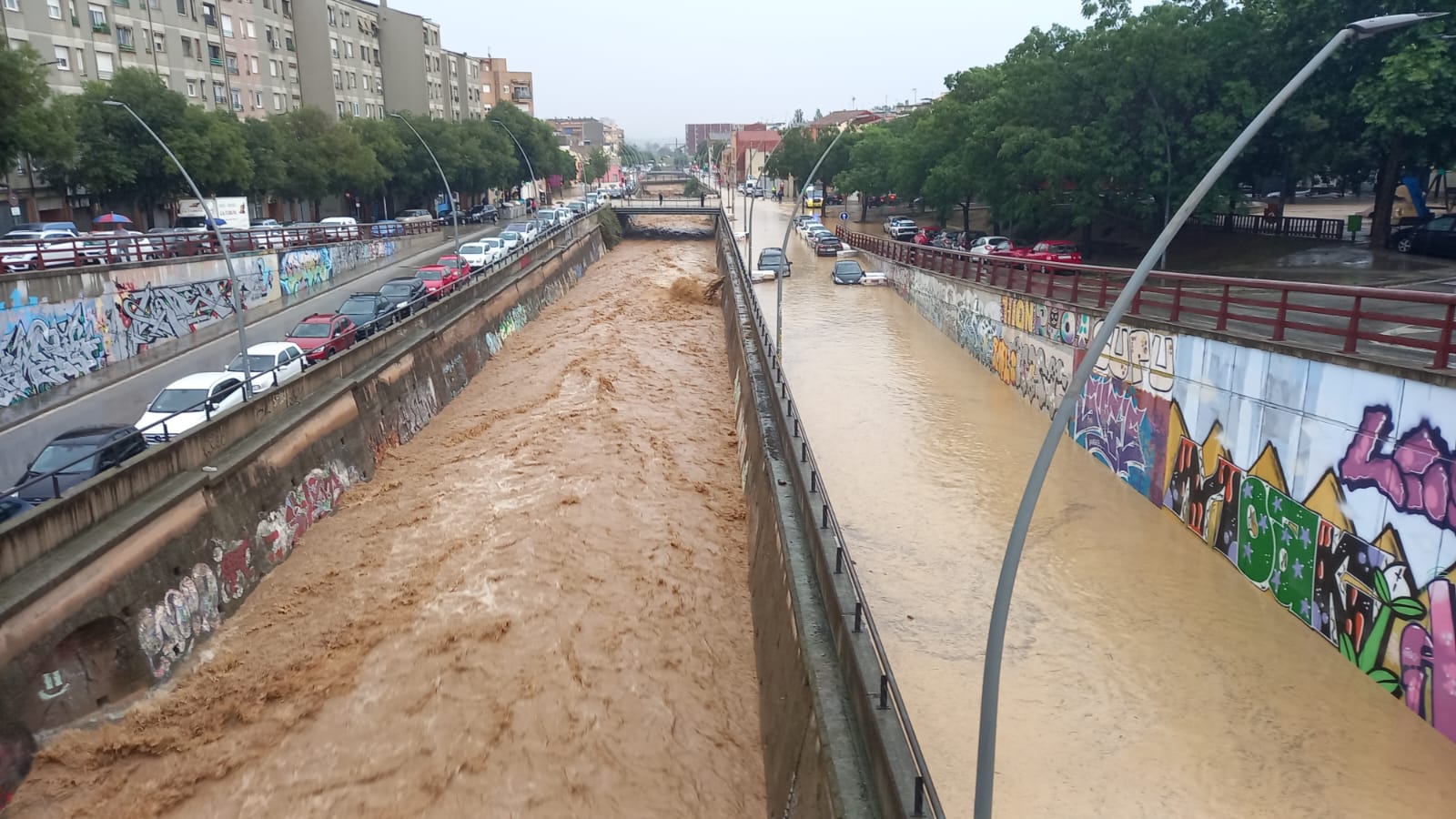 Cauen més de 110 litres per metre quadrat a Terrassa - 