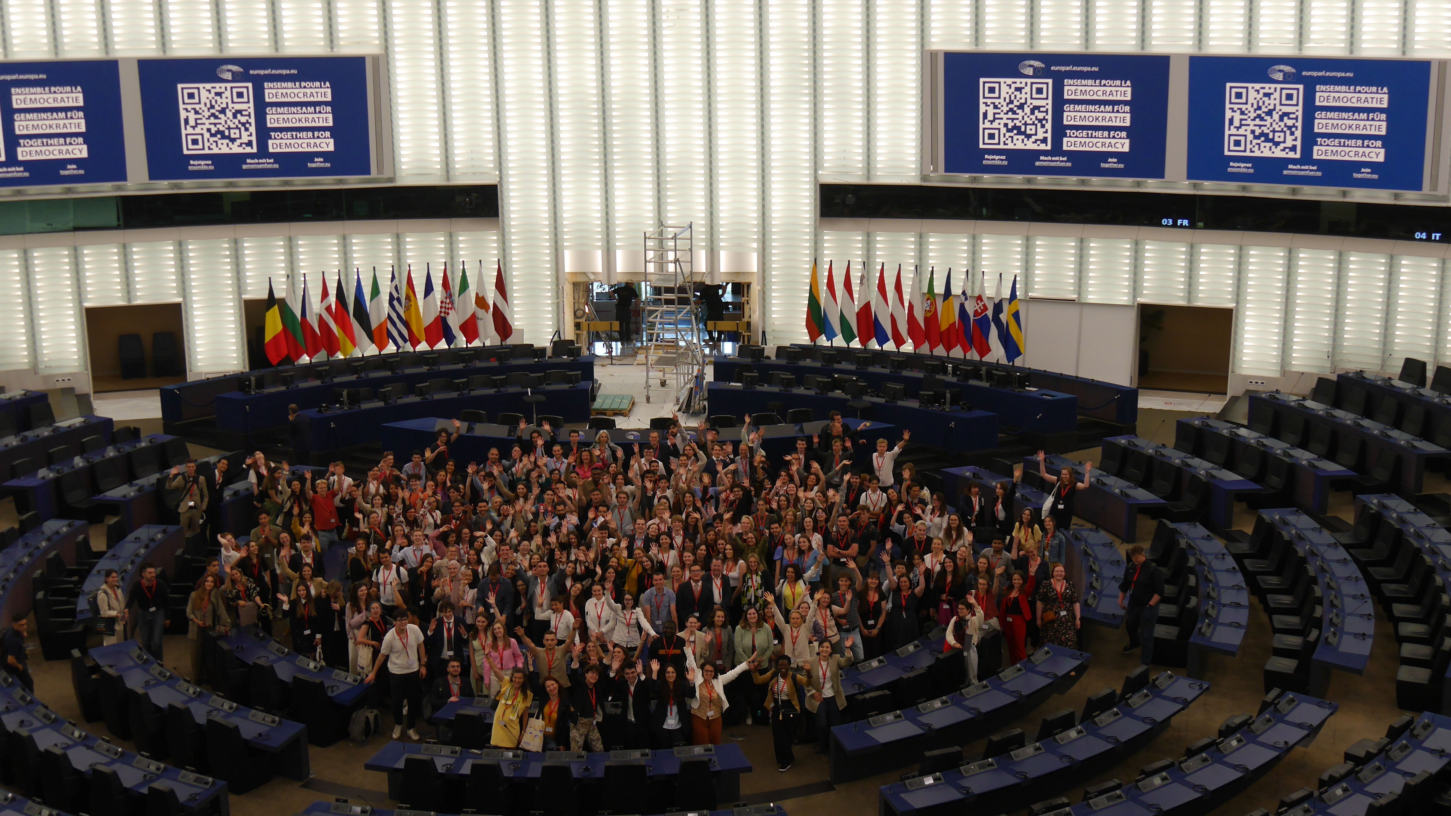 Tres estudiants de l’Eseiaat vetllen pel futur d’Europa
