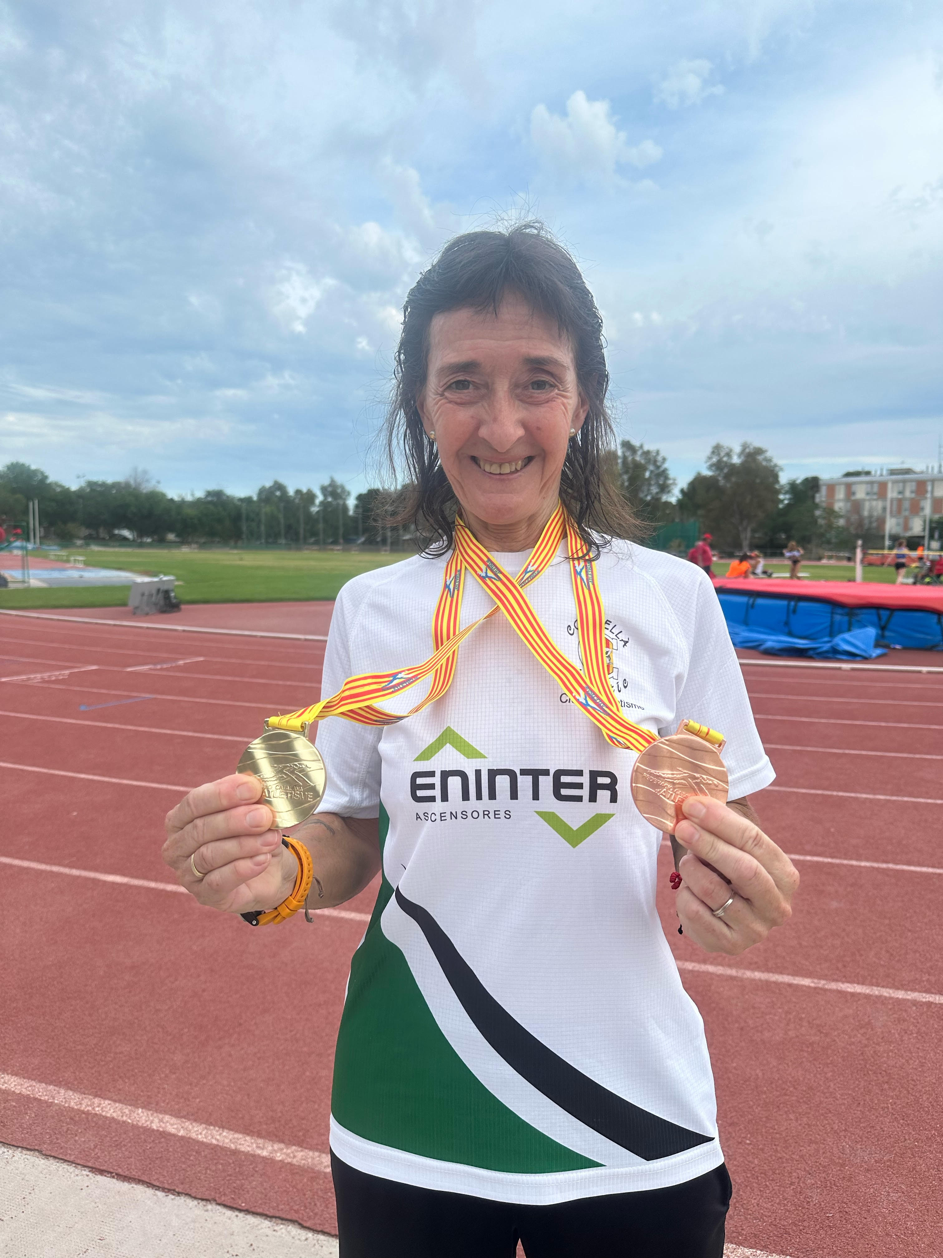 Medalles egarenques al Campionat de Catalunya màster d'atletisme