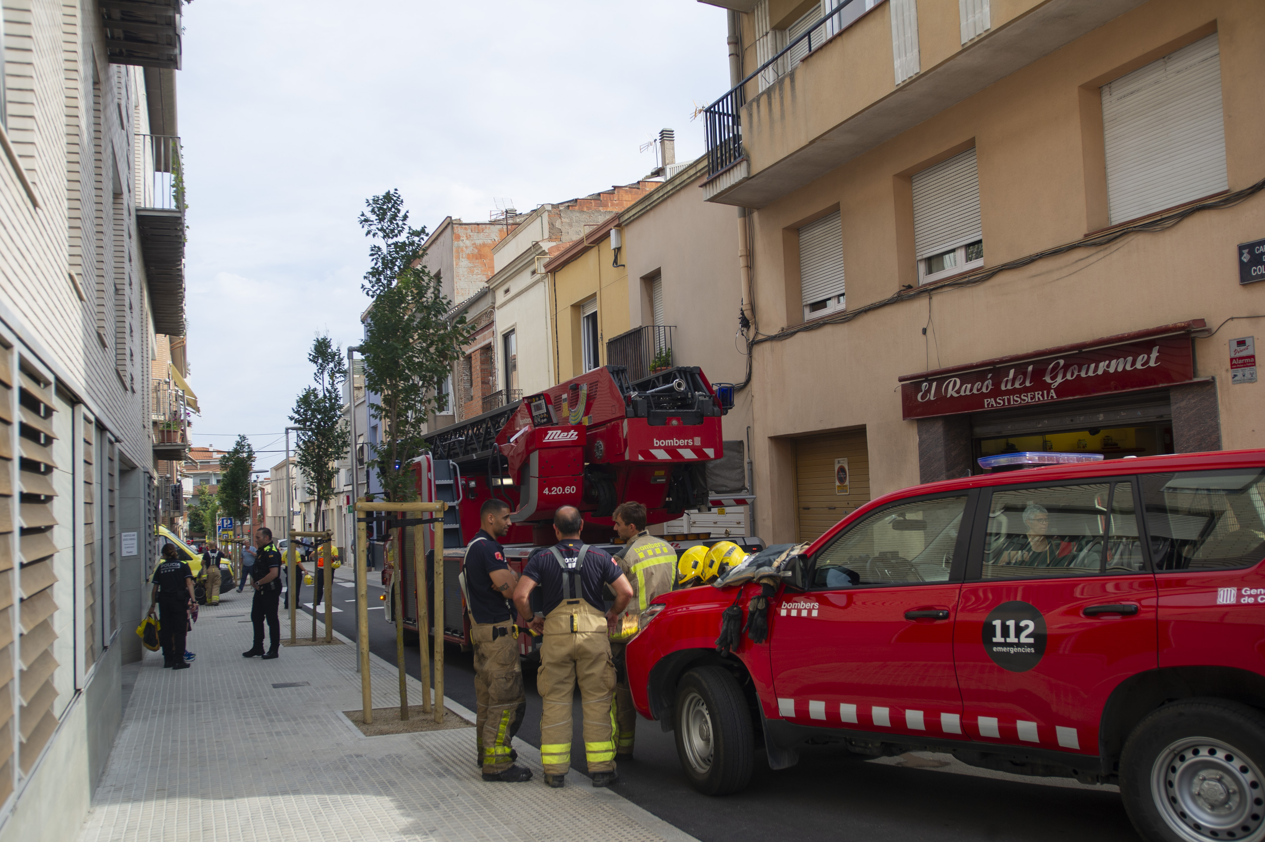S'ensorra el sostre d'un habitatge a Terrassa
