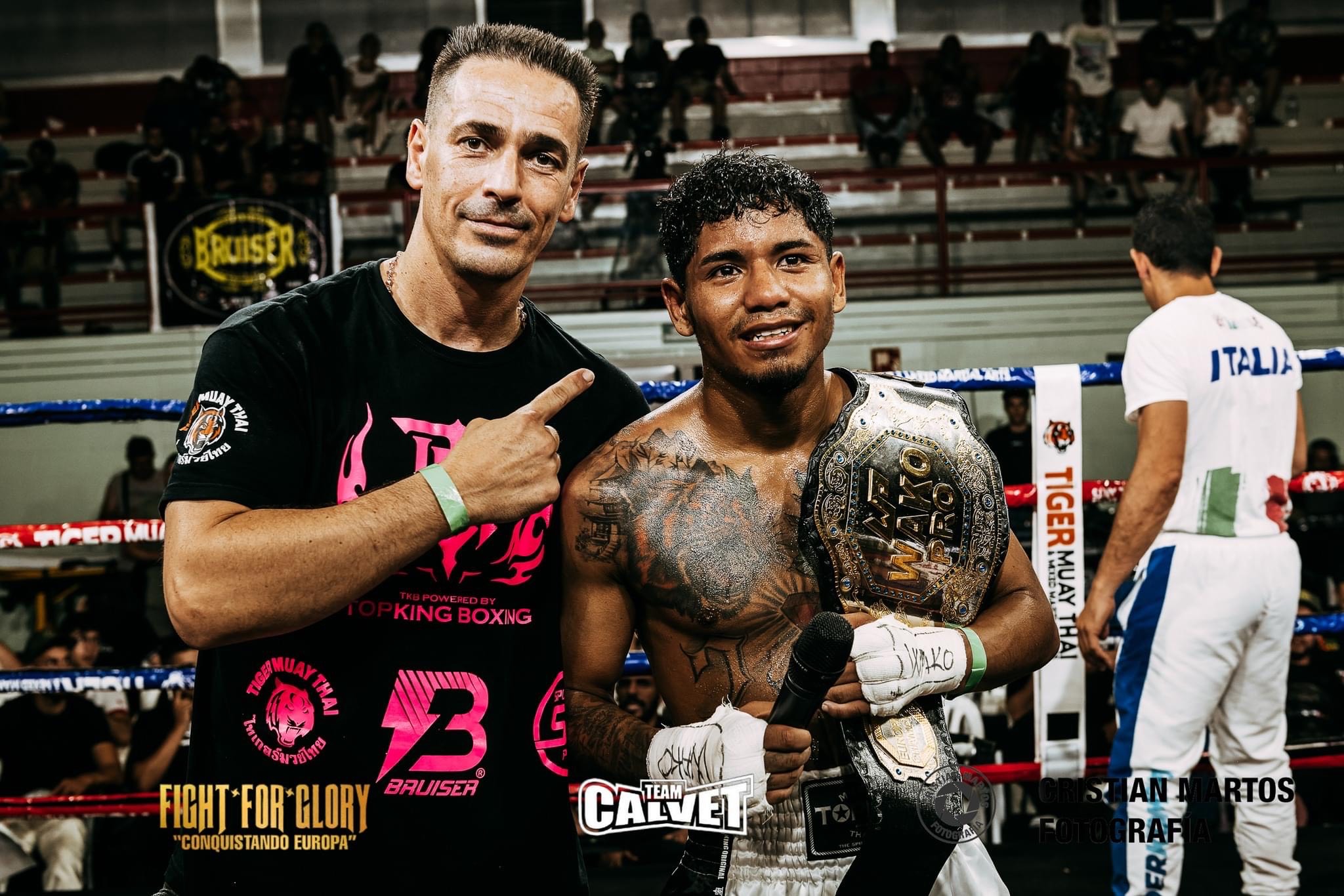 Dostin Ortiz, campió d’Europa de kick-boxing