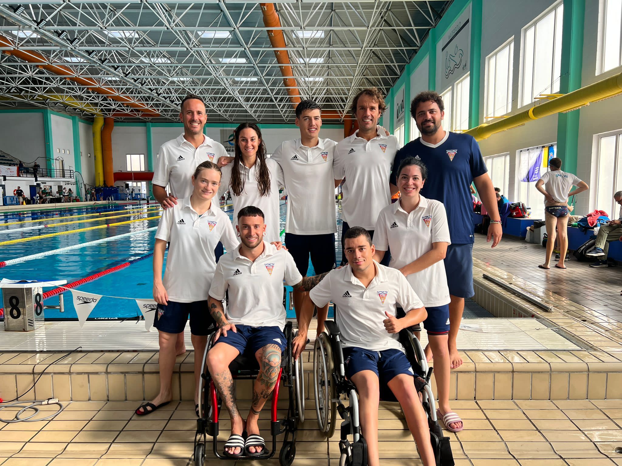 Deu podis del CN Terrassa al Campionat d'Espanya de natació adaptada