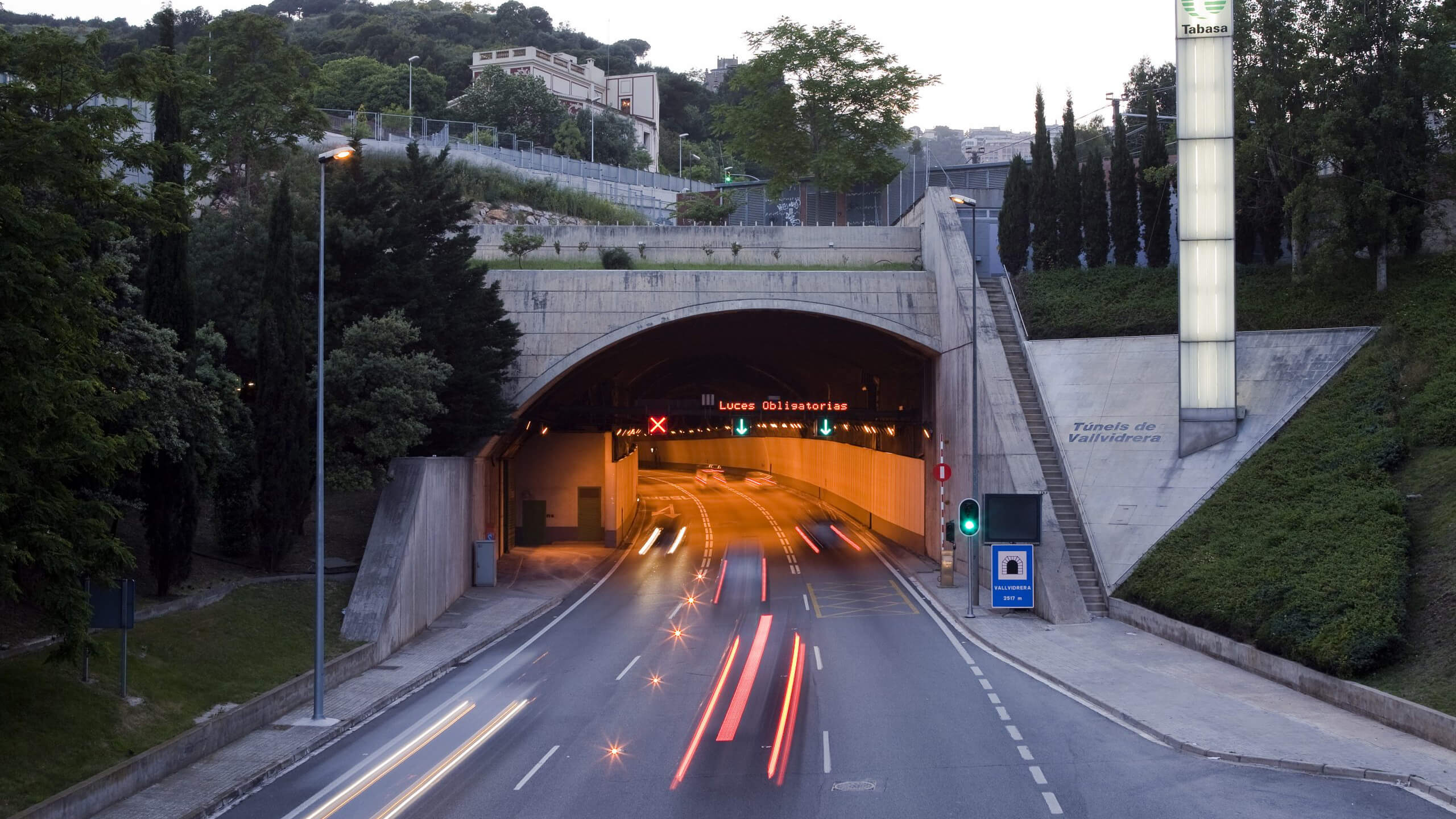 Enxampen un conductor temerari als túnels de Vallvidrera