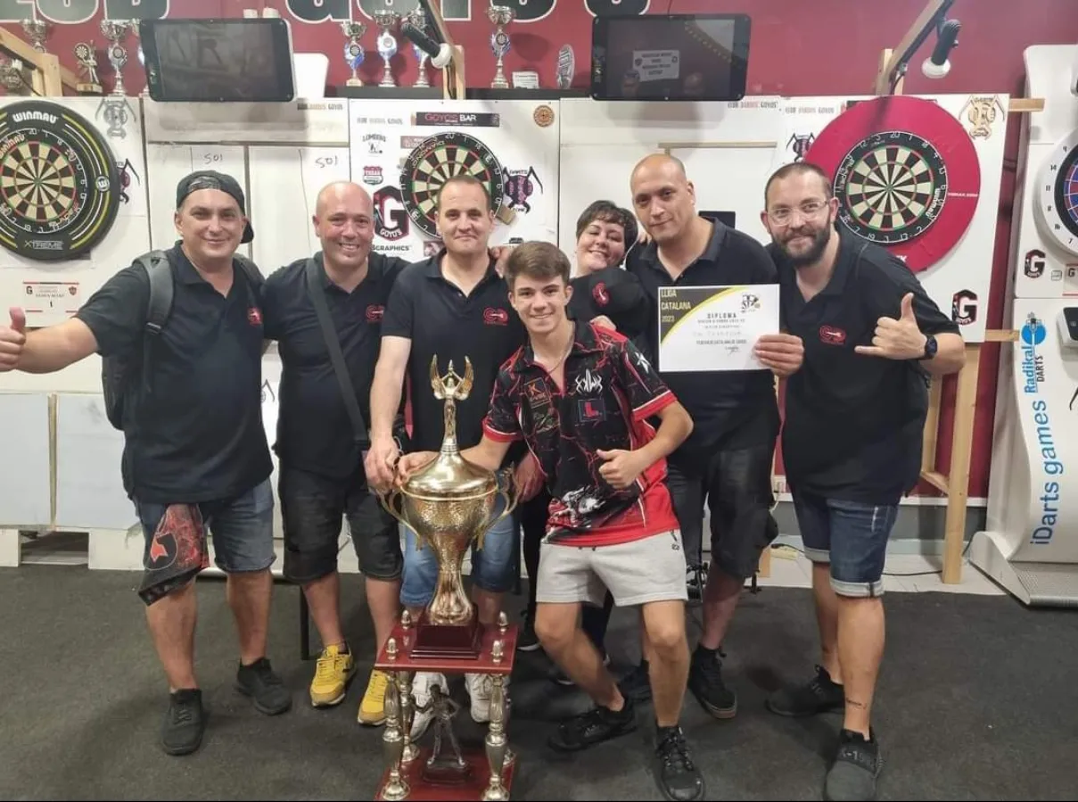 El Club Dards Terrassa, campió de la Lliga Catalana