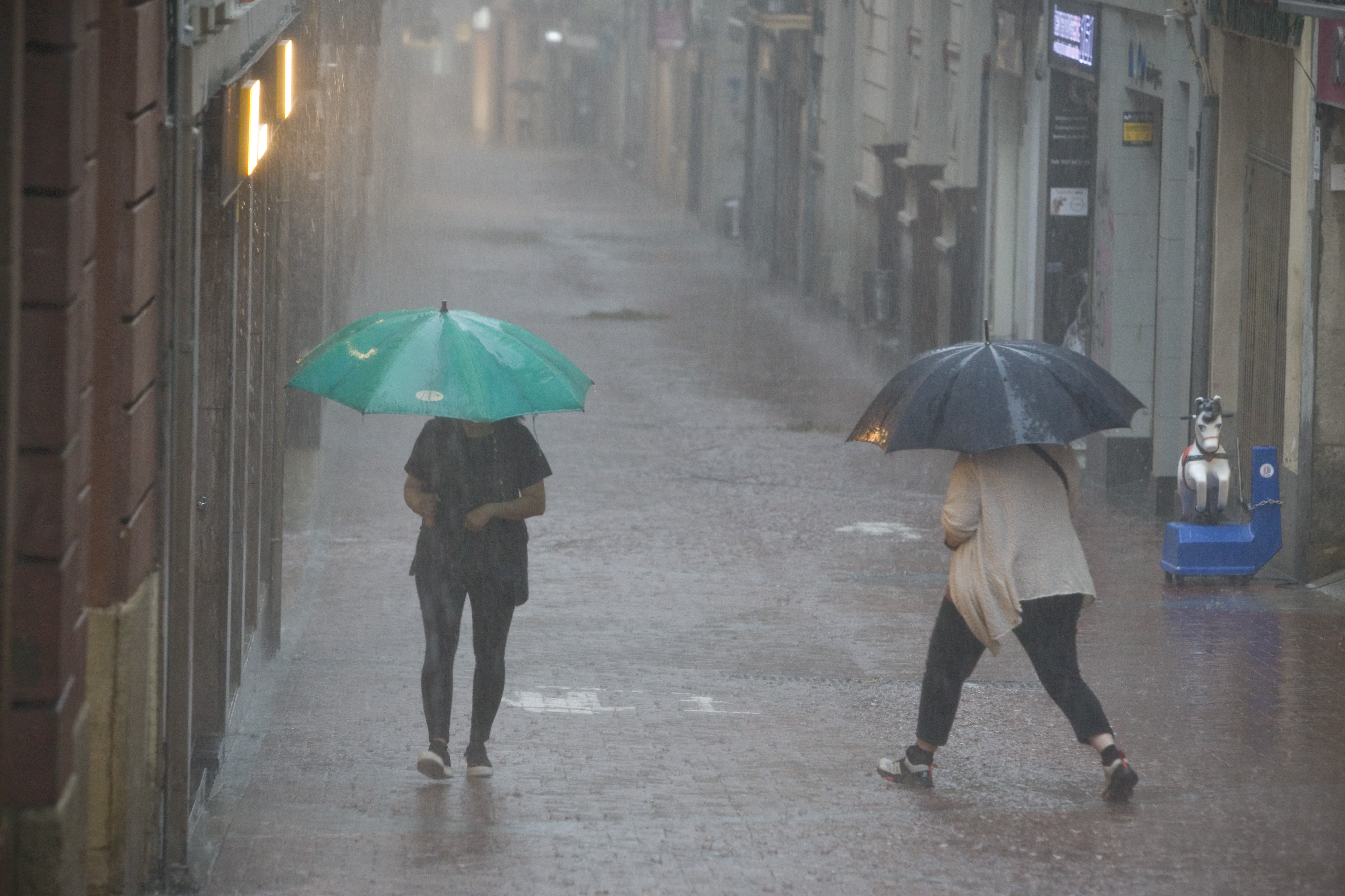 L'avís per intensitat de pluja augmenta al Vallès