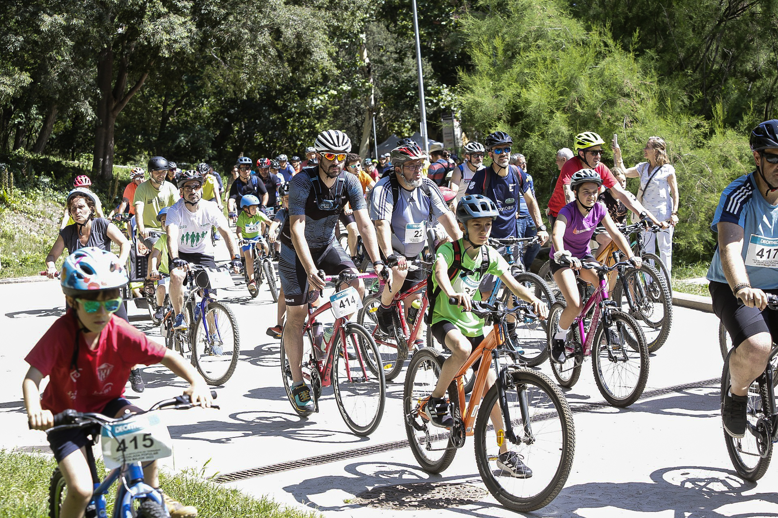 FOTOS | Pedalada popular a la Festa Major de Terrassa
