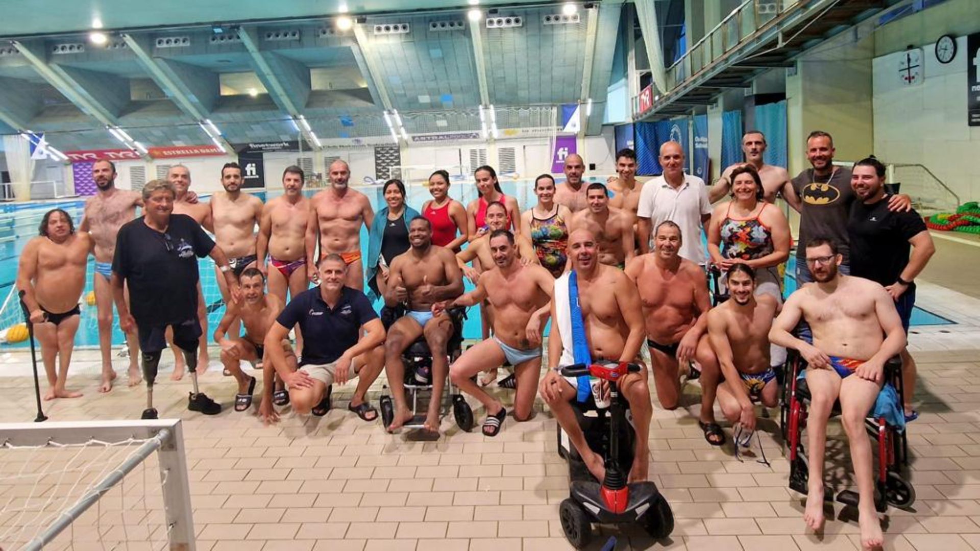 Històric debut de la selecció catalana de waterpolo adaptat